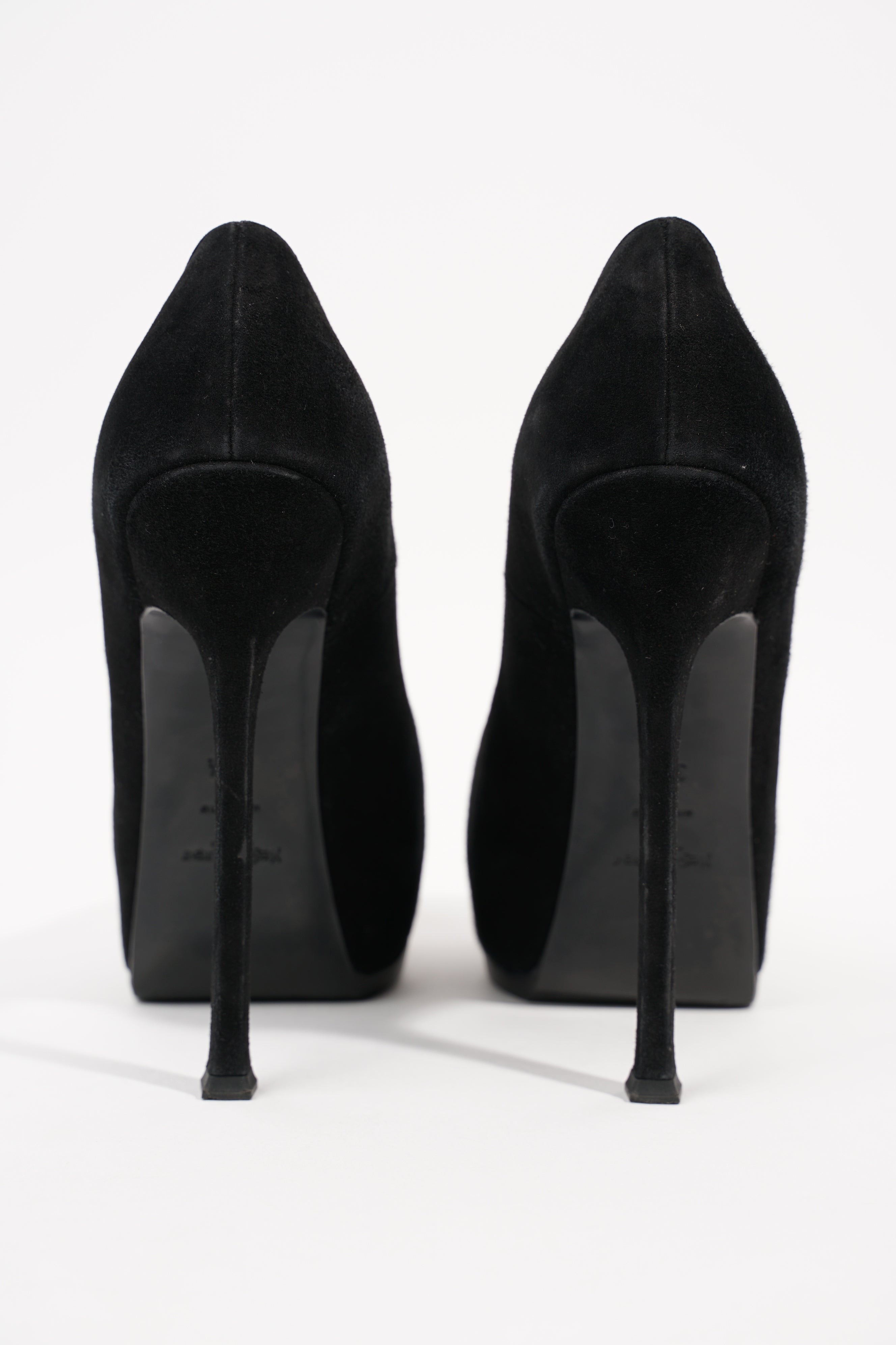 Saint Laurent Womens Tribtoo Pump Black Suede EU 38.5 / UK 5.5