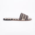 Christian Dior Womens Dway Slide Leopard Print EU 37.5 / UK 4.5