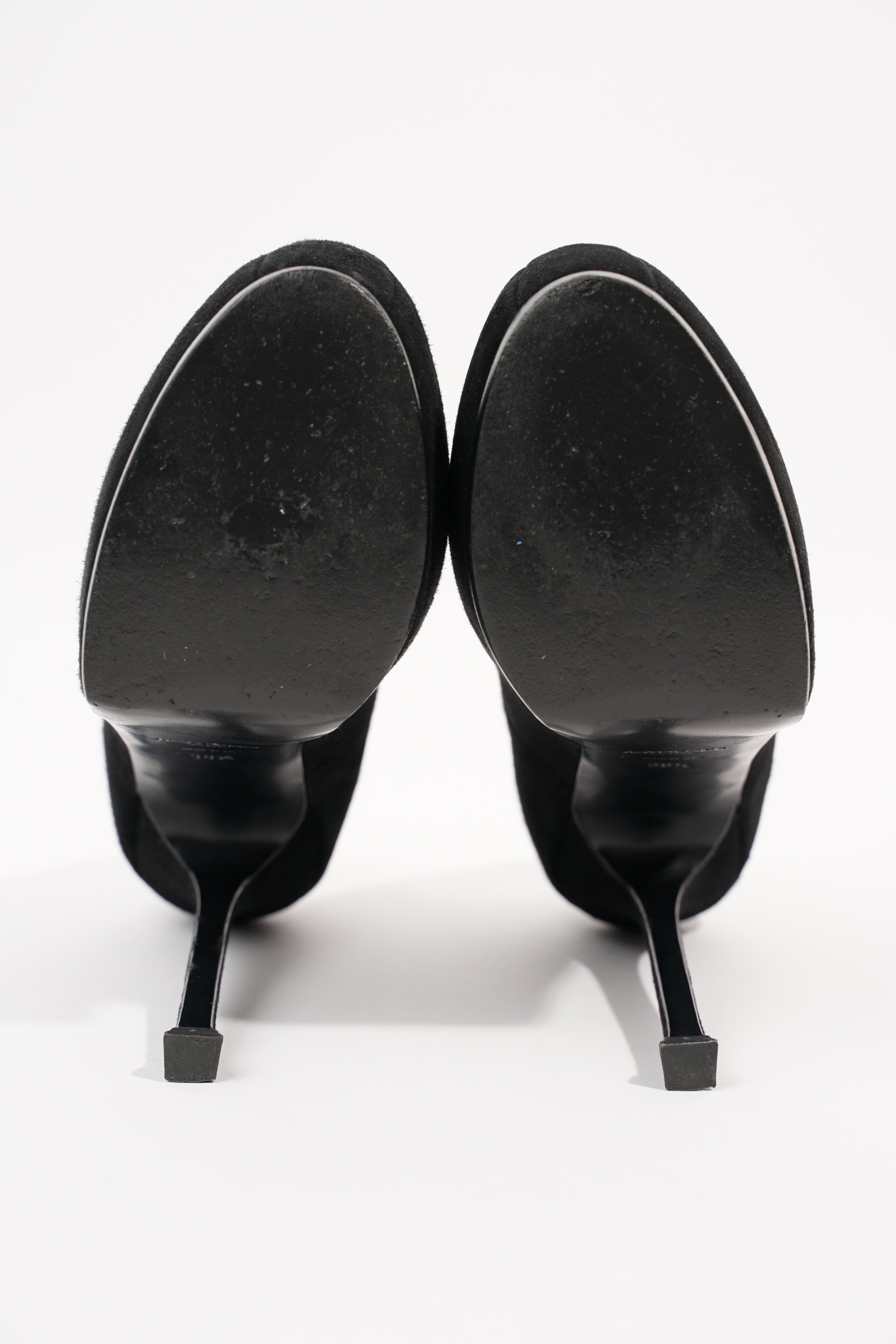Saint Laurent Womens Tribtoo Pump Black Suede EU 38.5 / UK 5.5