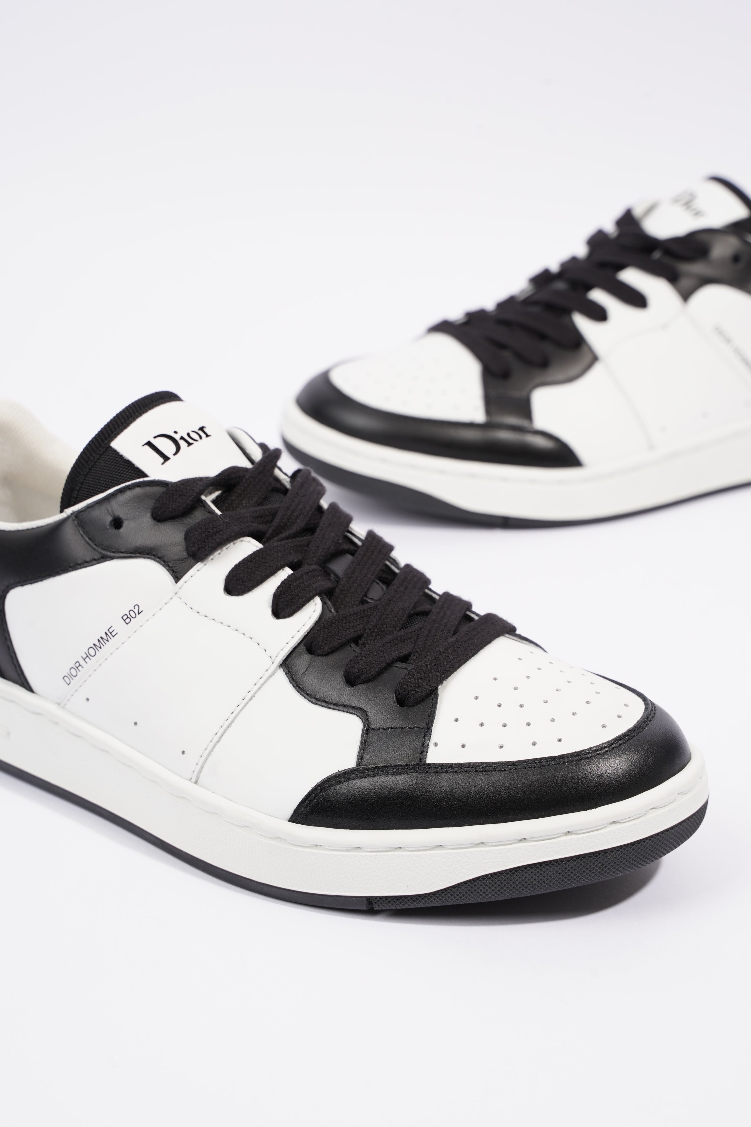 Christian Dior Mens Homme BO2 Black / White EU 39 / UK 5