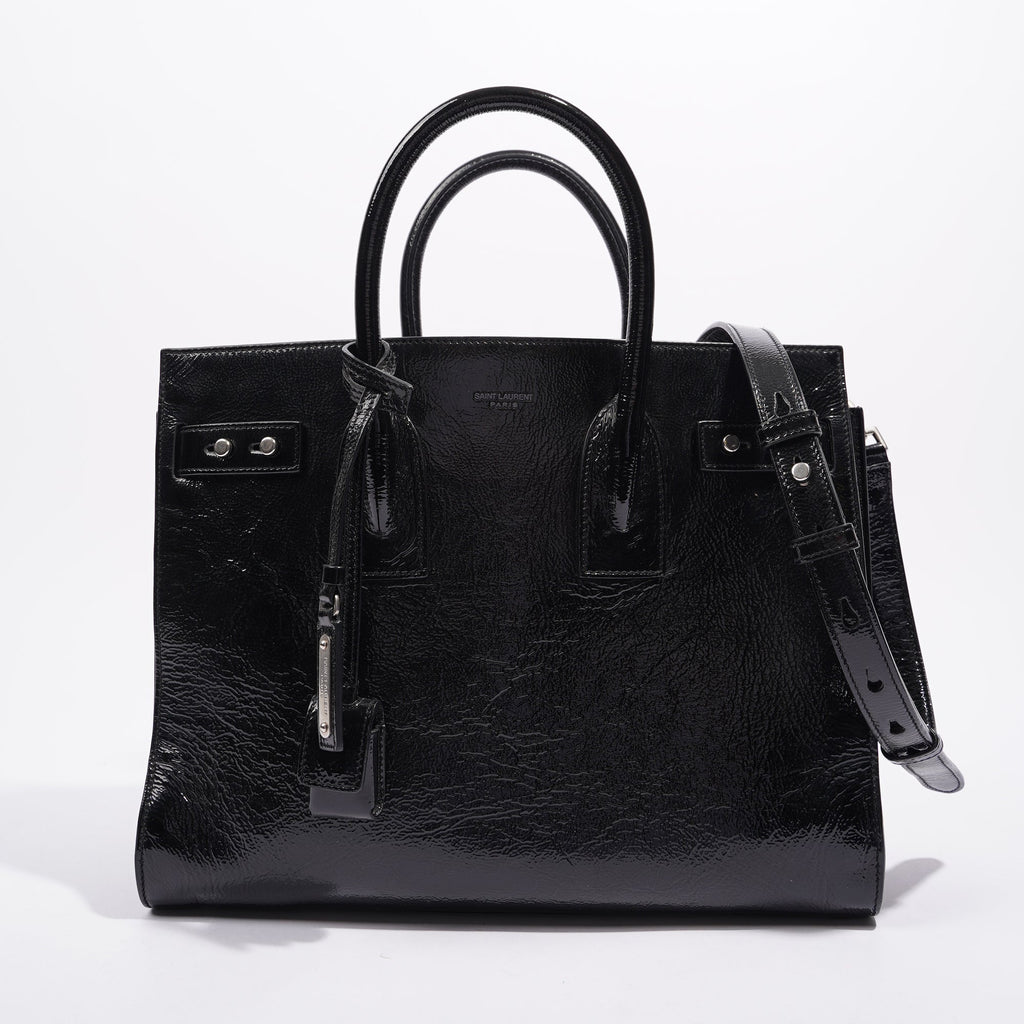 Saint Laurent Womens Sac De Jour Black Small