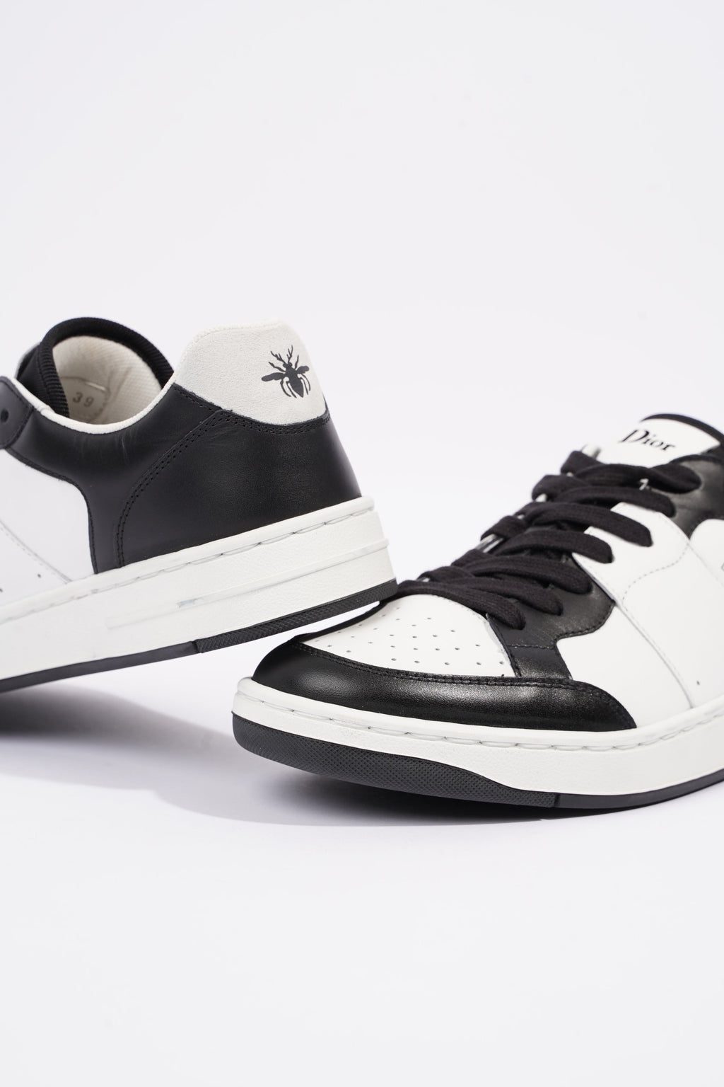 Christian Dior Mens Homme BO2 Black / White EU 39 / UK 5