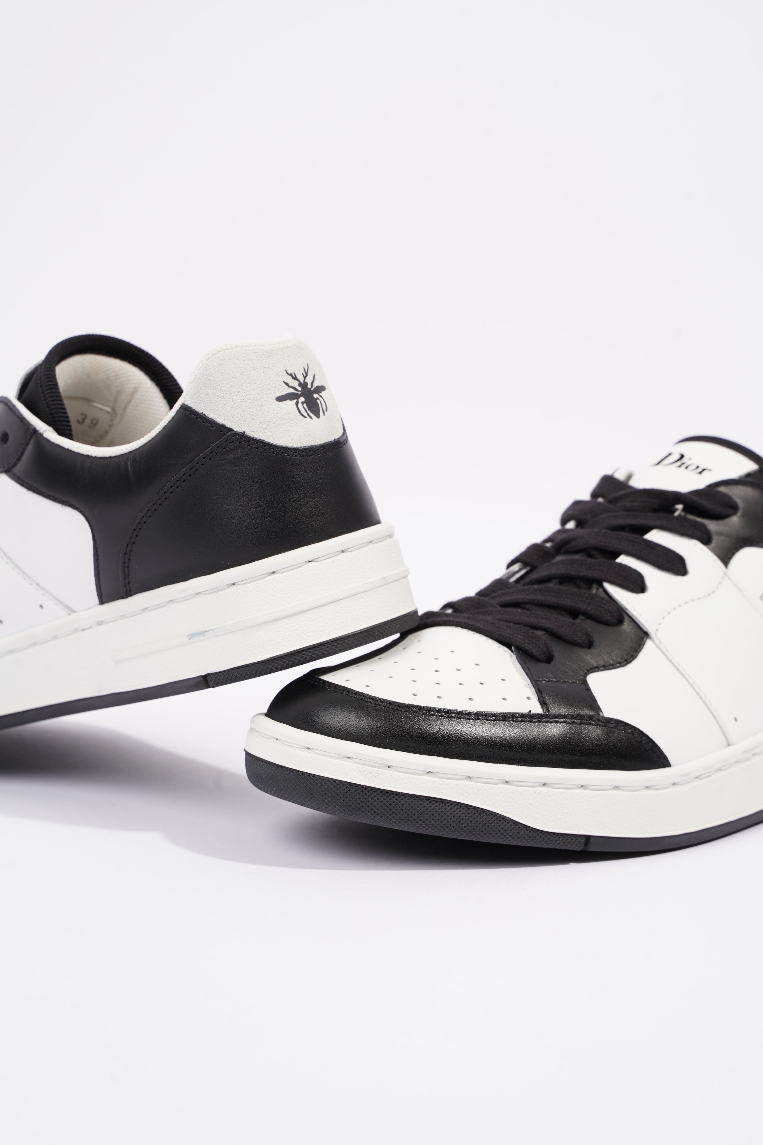 Christian Dior Mens Homme BO2 Black / White EU 39 / UK 5