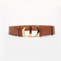 Christian Dior Womens 30 Montaigne Belt Tan 75