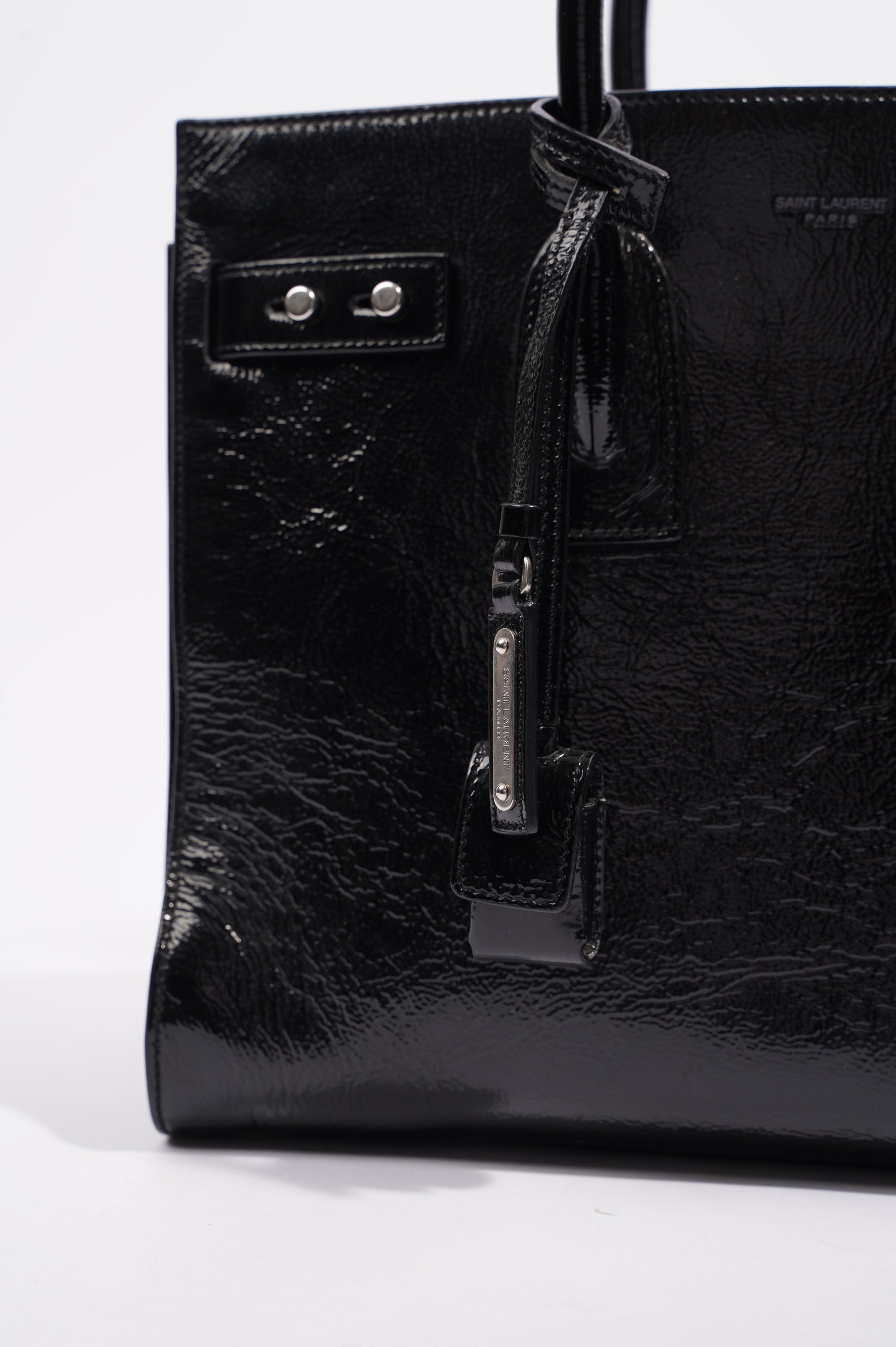 Saint Laurent Womens Sac De Jour Black Small