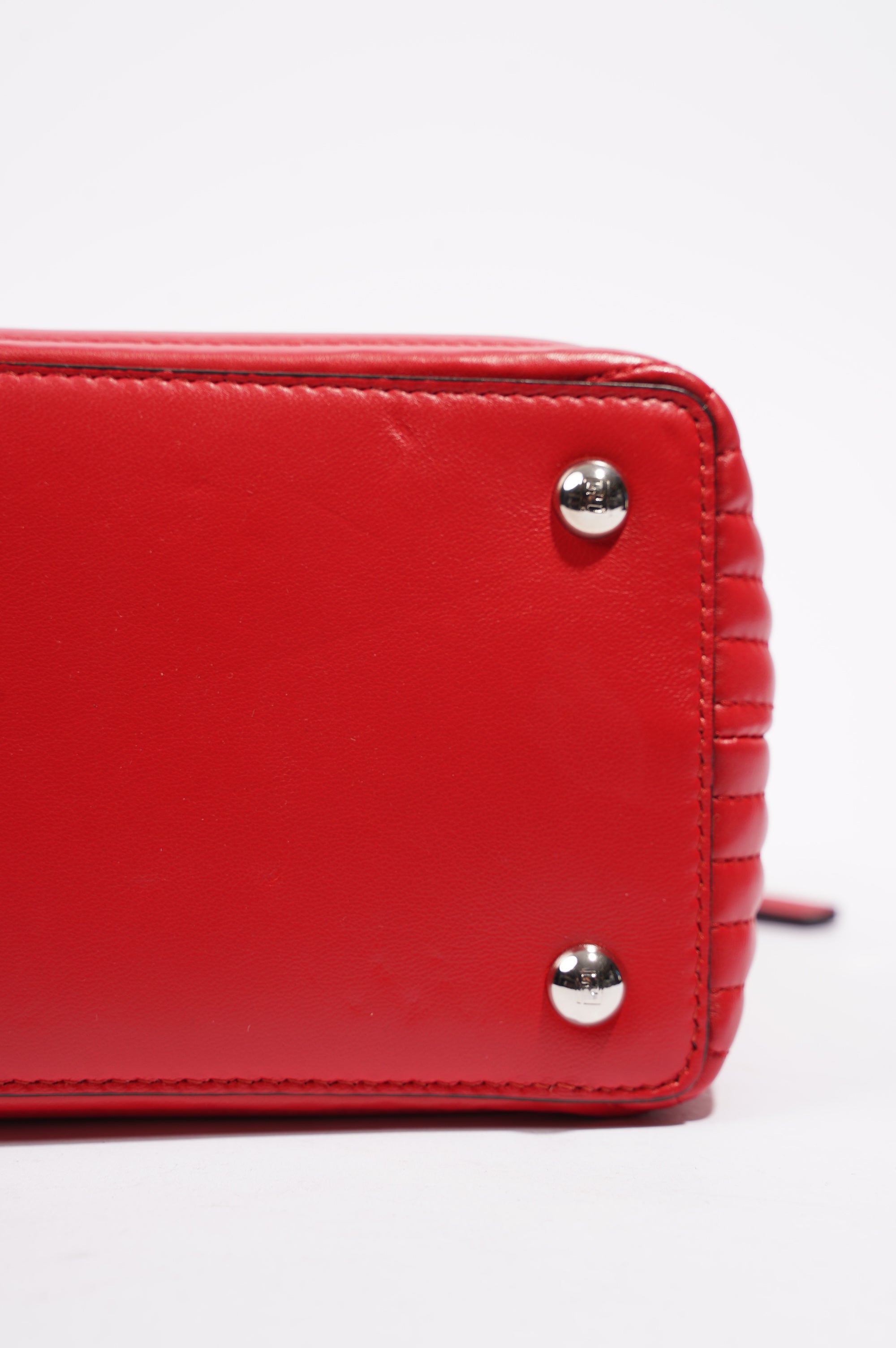 Fendi Womens Dotcom Bag Red
