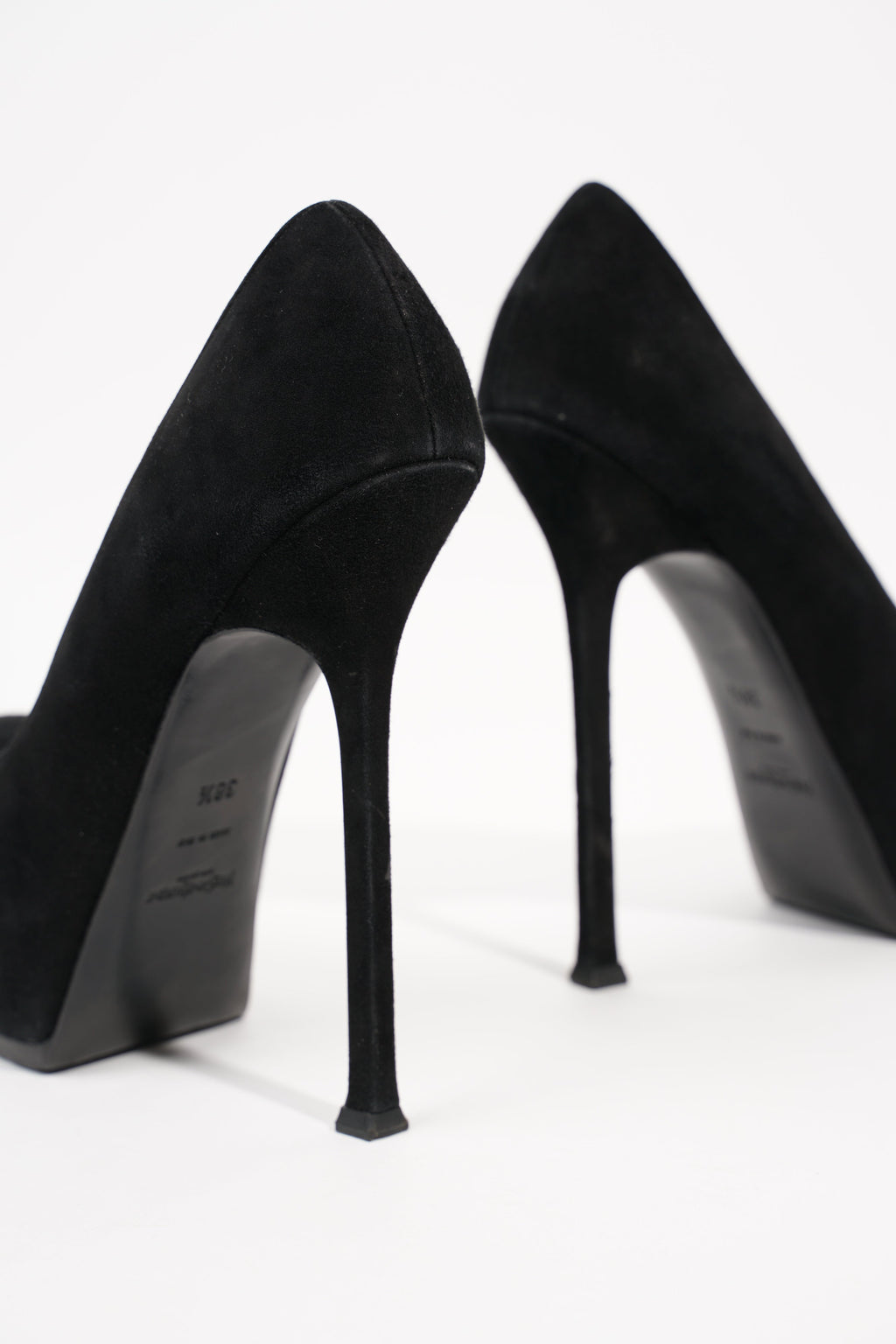 Saint Laurent Womens Tribtoo Pump Black Suede EU 38.5 / UK 5.5