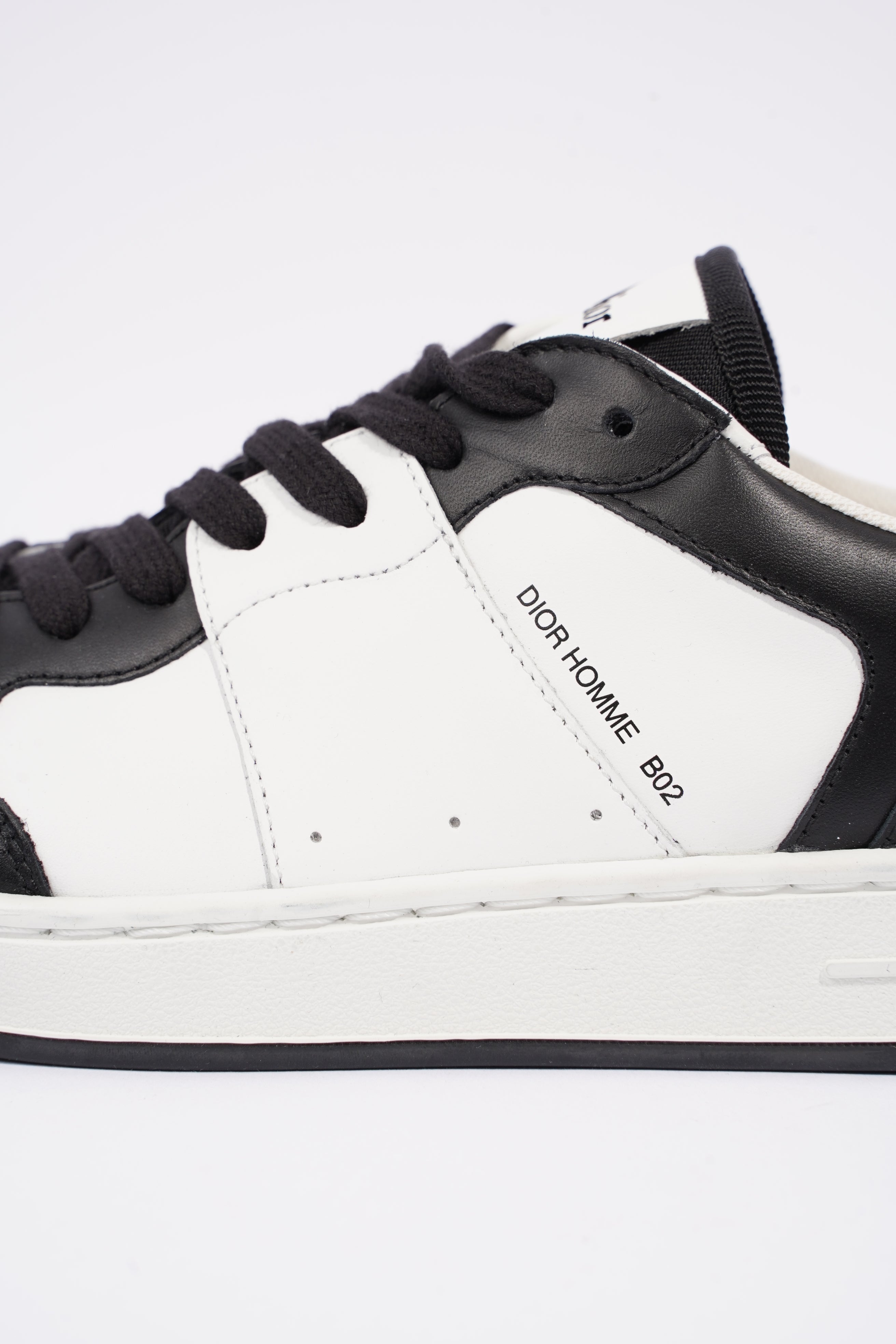 Christian Dior Mens Homme BO2 Black / White EU 39 / UK 5