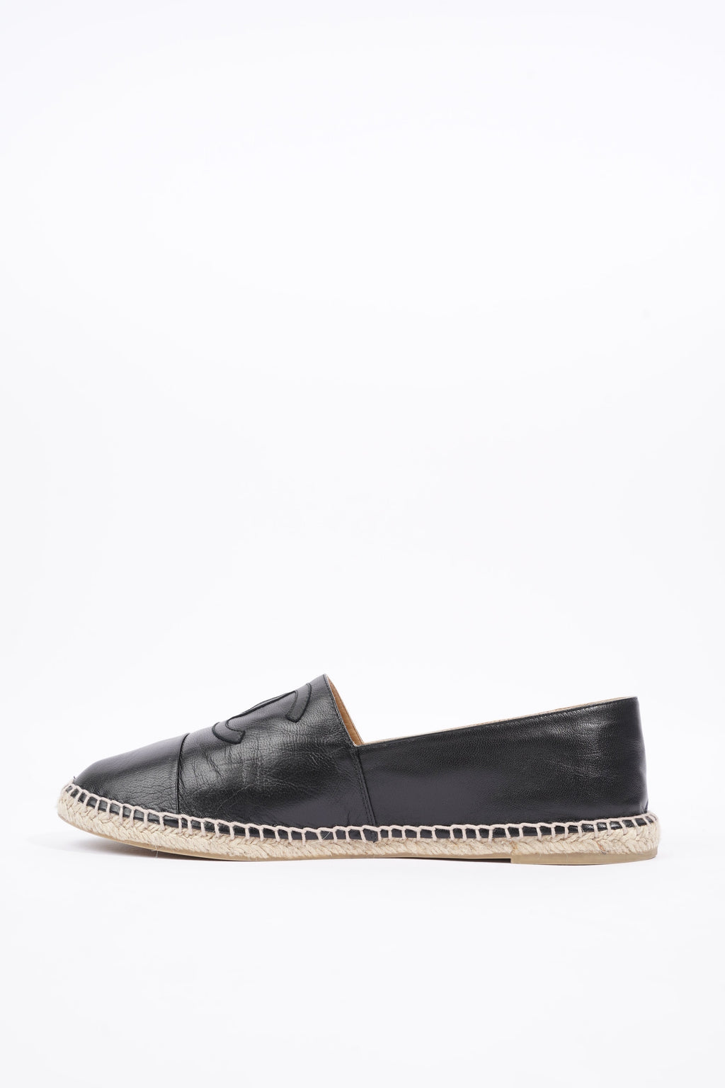 Chanel Mens Espadrilles Black EU 44 / UK 10