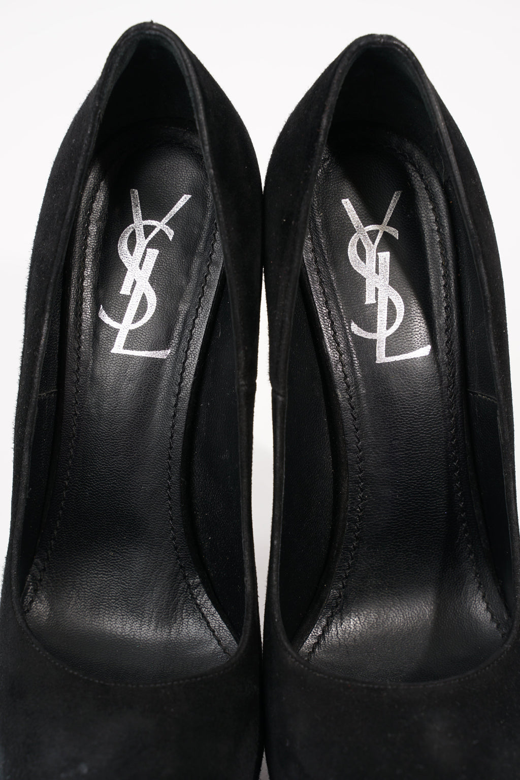 Saint Laurent Womens Tribtoo Pump Black Suede EU 38.5 / UK 5.5