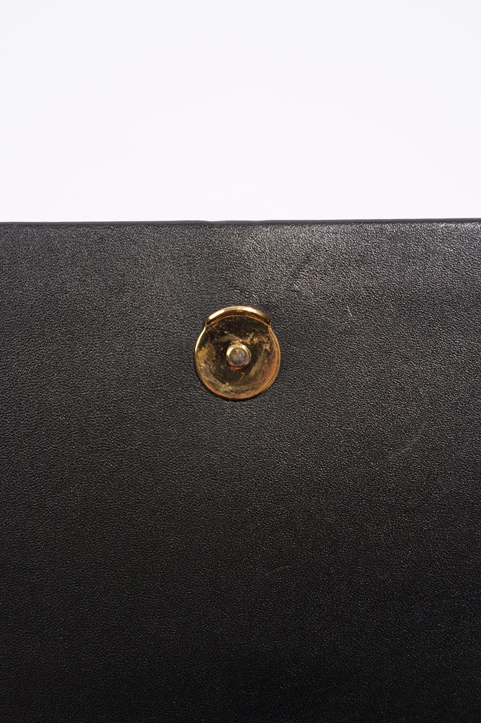 Saint Laurent Womens Kate Tassle Black / Gold Small