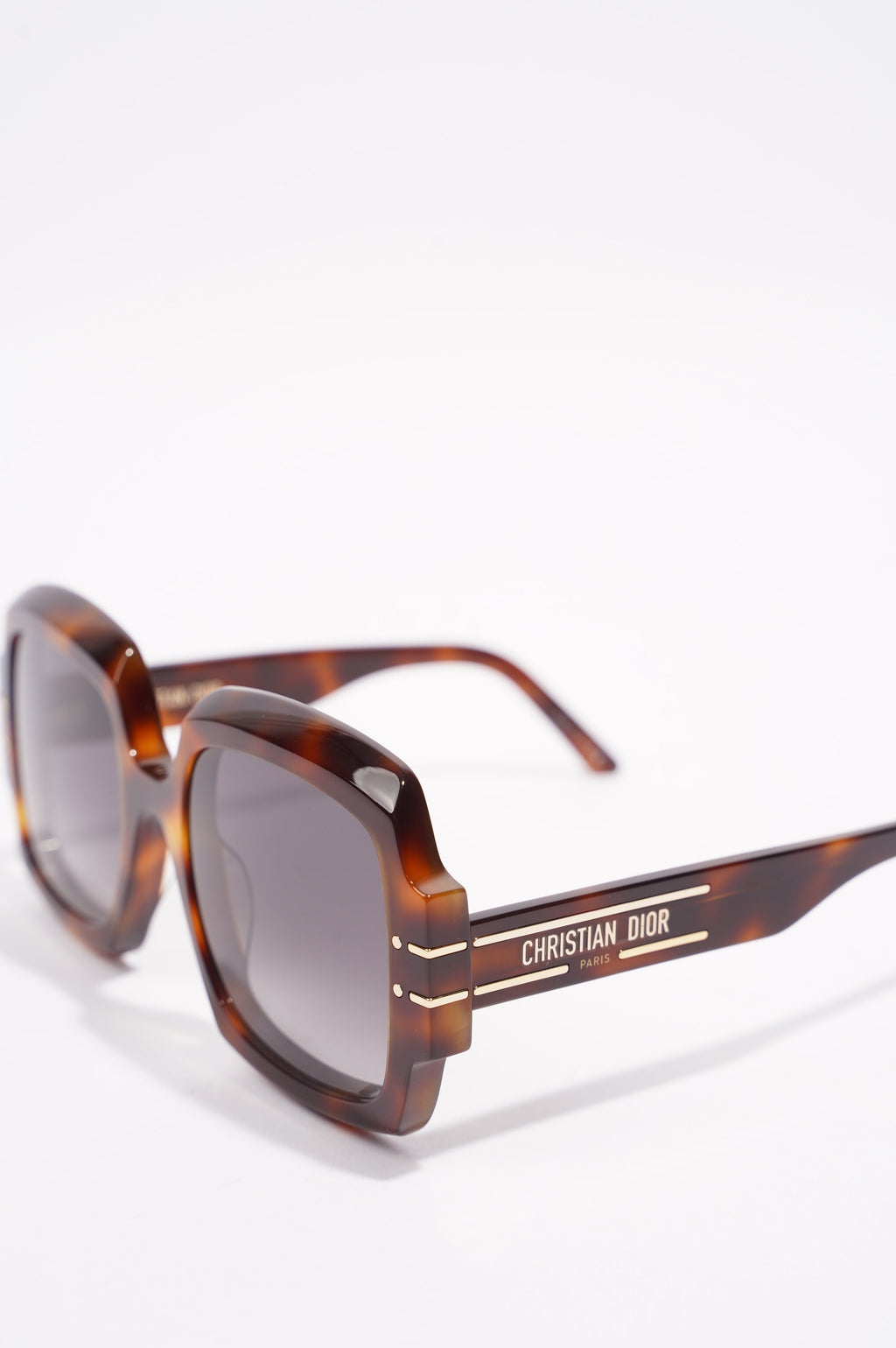 Christian Dior Womens Dior Signature Sunglasses Brown Acetate 140