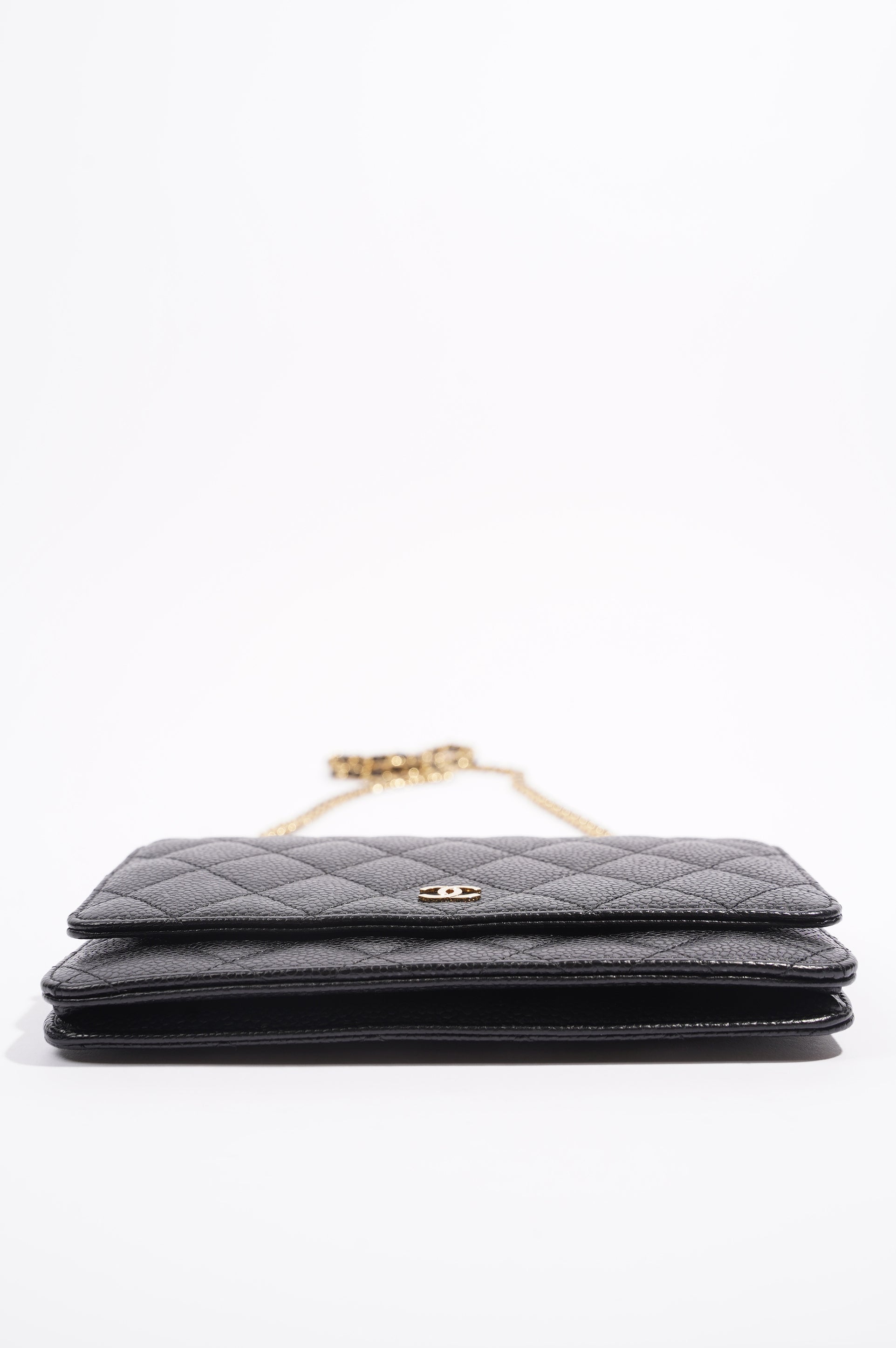 Chanel Womens Wallet On Chain Black Caviar