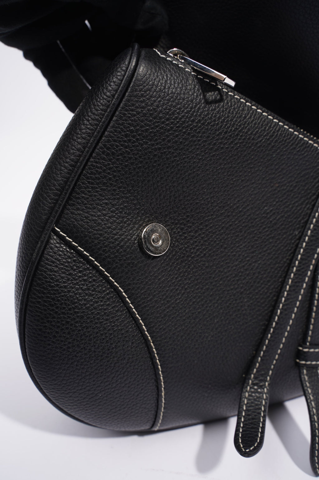 Christian Dior x Shawn Stussy Mens Saddle Bag Black / White