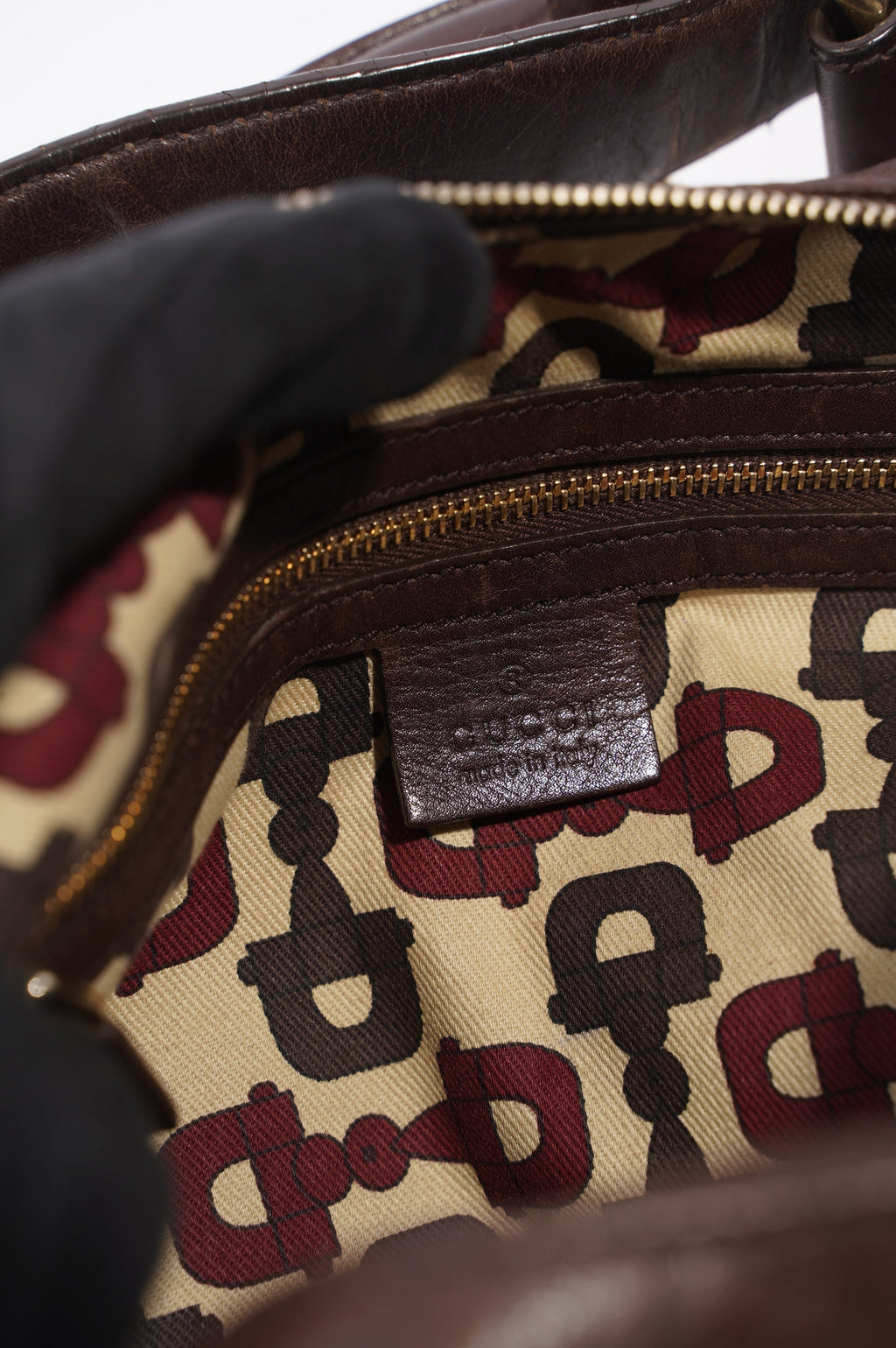 Gucci Womens One Shoulder Bag Maroon