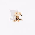 Saint Laurent Womens Ear Cuff Gold Finish