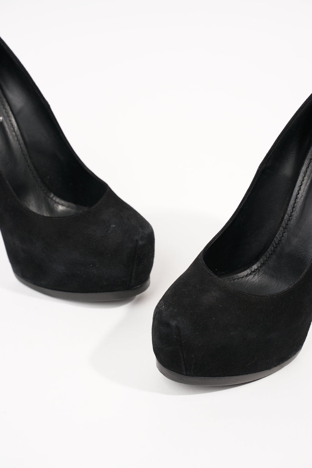 Saint Laurent Womens Tribtoo Pump Black Suede EU 38.5 / UK 5.5