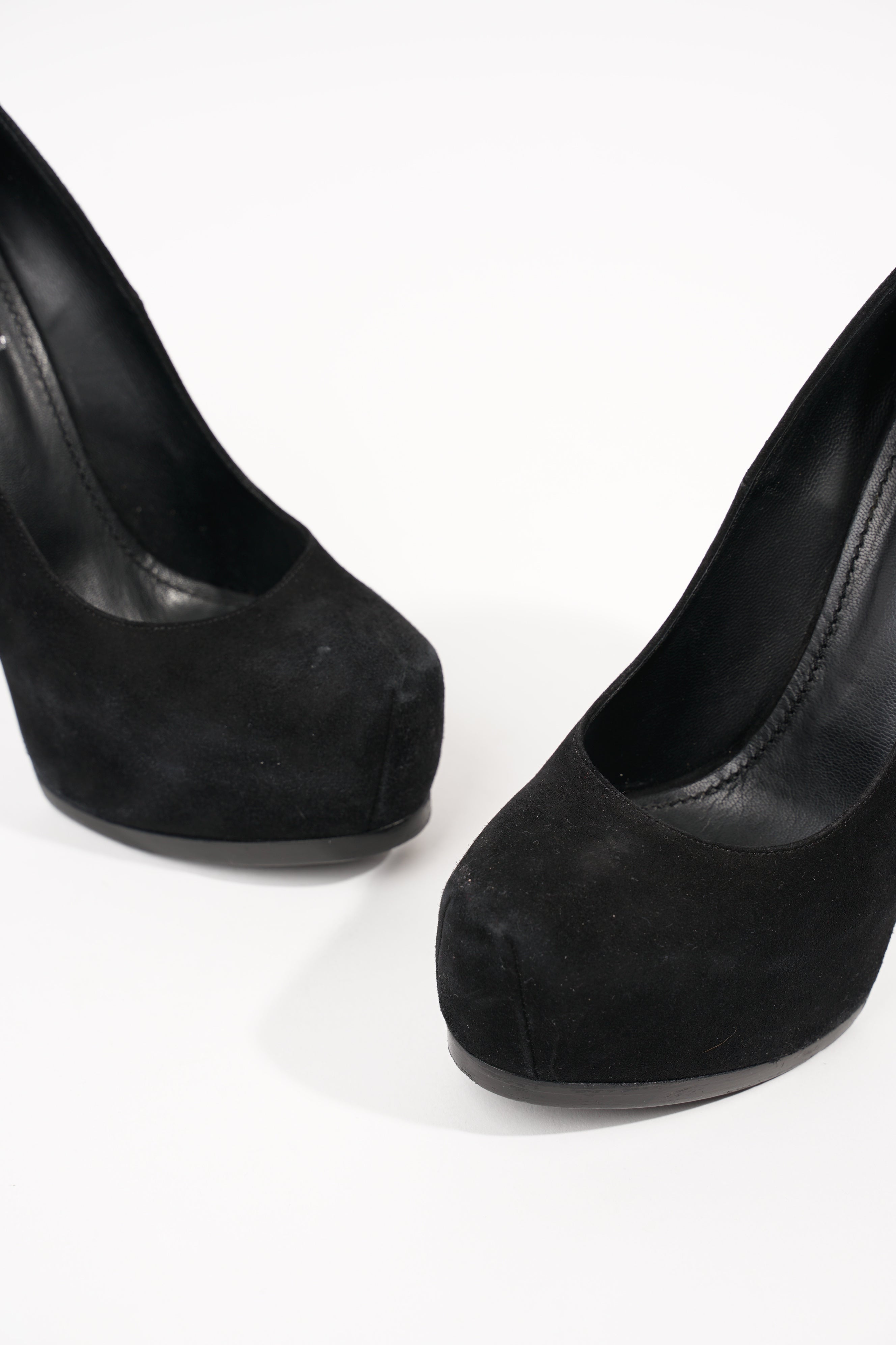 Saint Laurent Womens Tribtoo Pump Black Suede EU 38.5 / UK 5.5