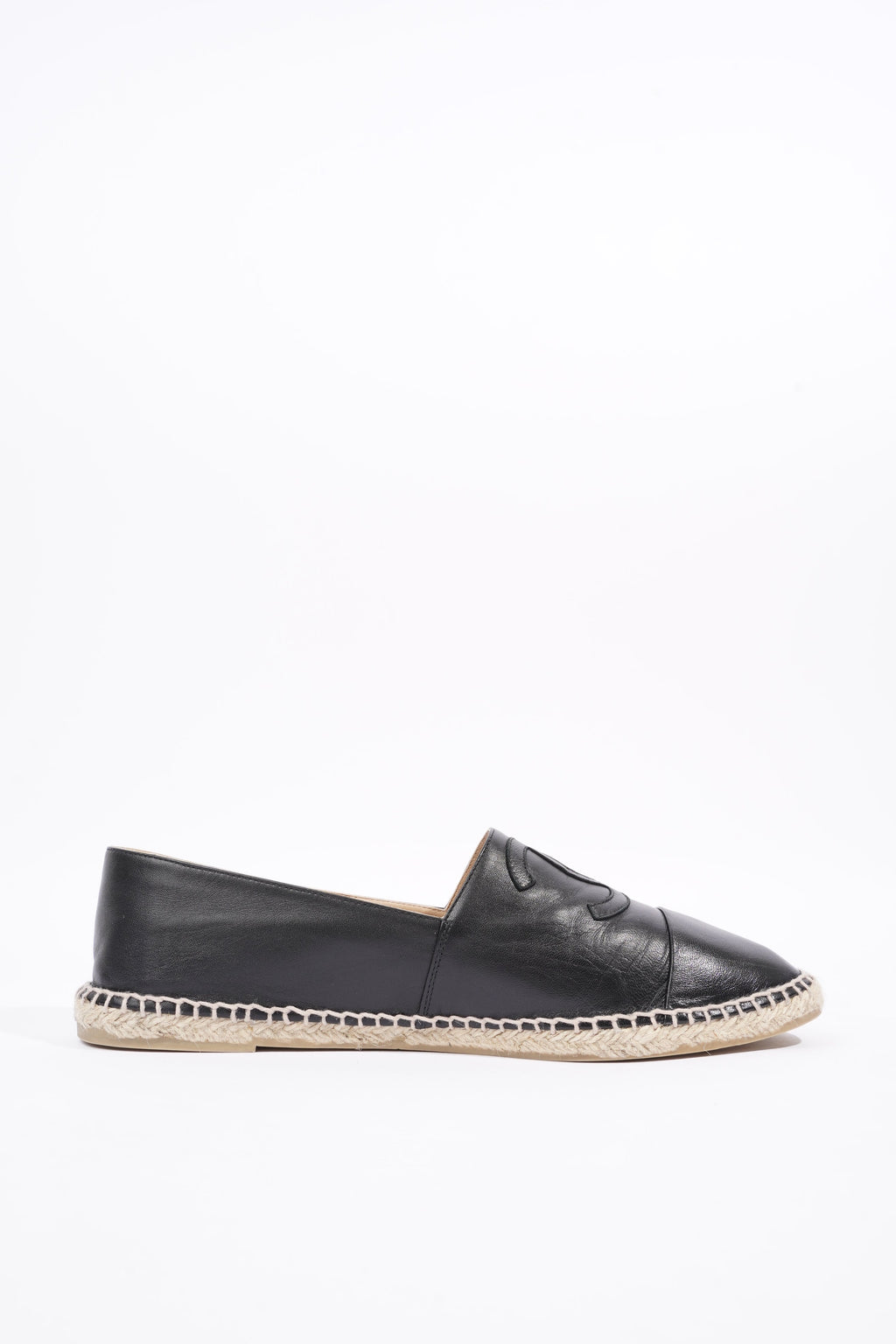 Chanel Mens Espadrilles Black EU 44 / UK 10