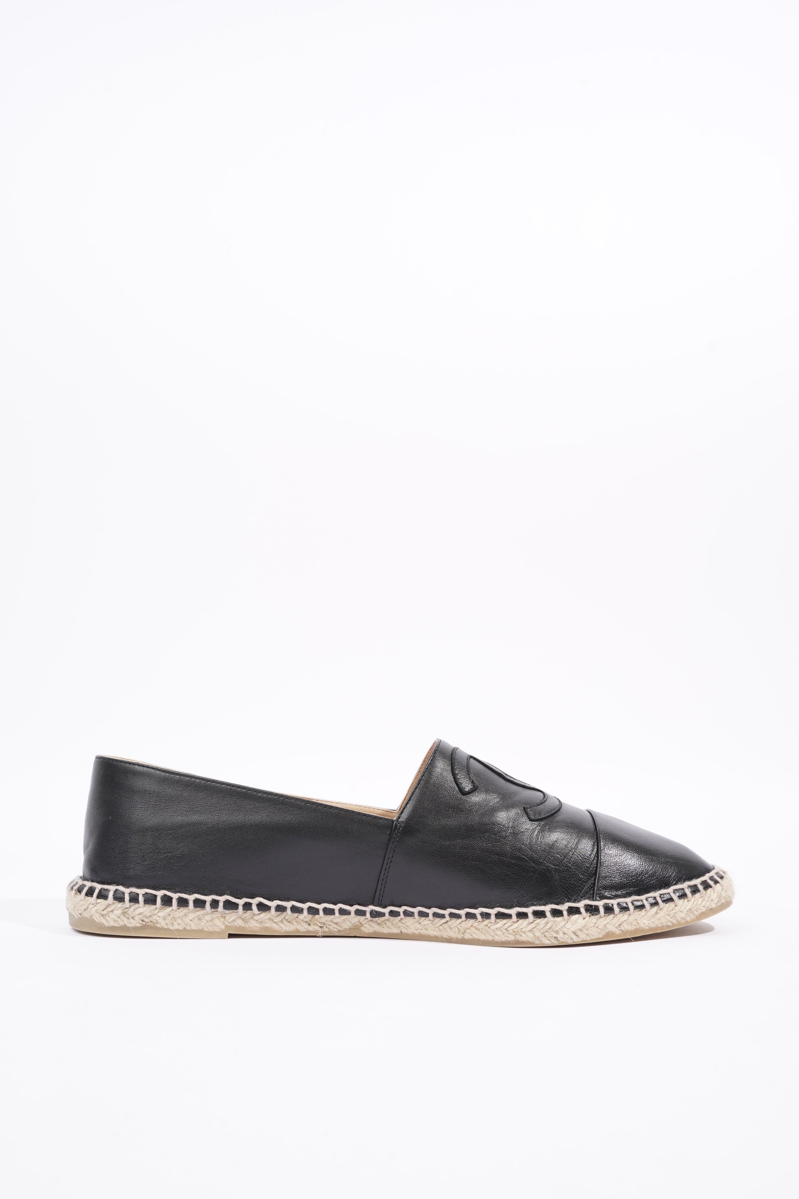 Chanel Mens Espadrilles Black EU 44 / UK 10
