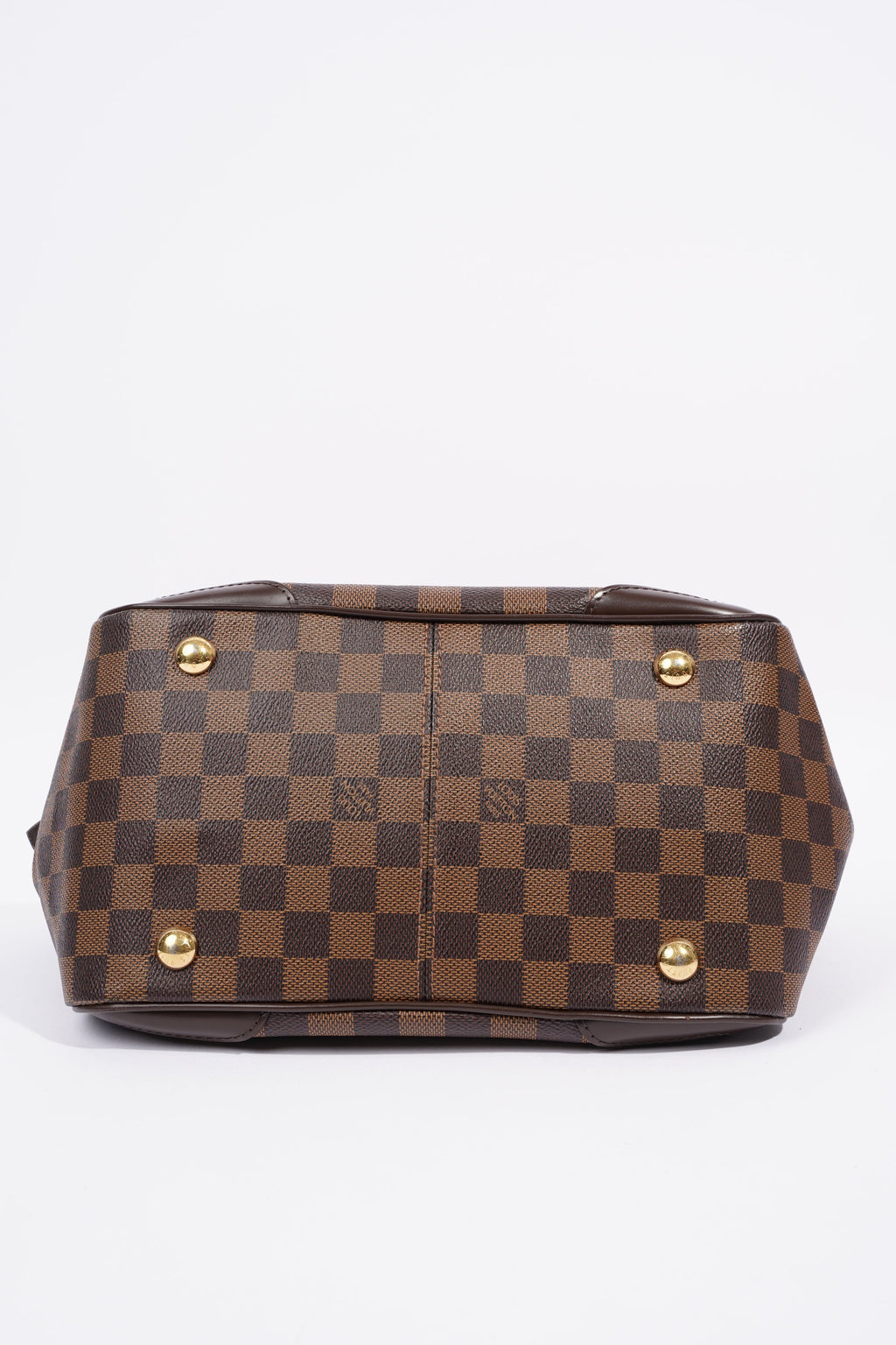 Louis Vuitton Womens Verona Bag Damier Ebene Canvas PM