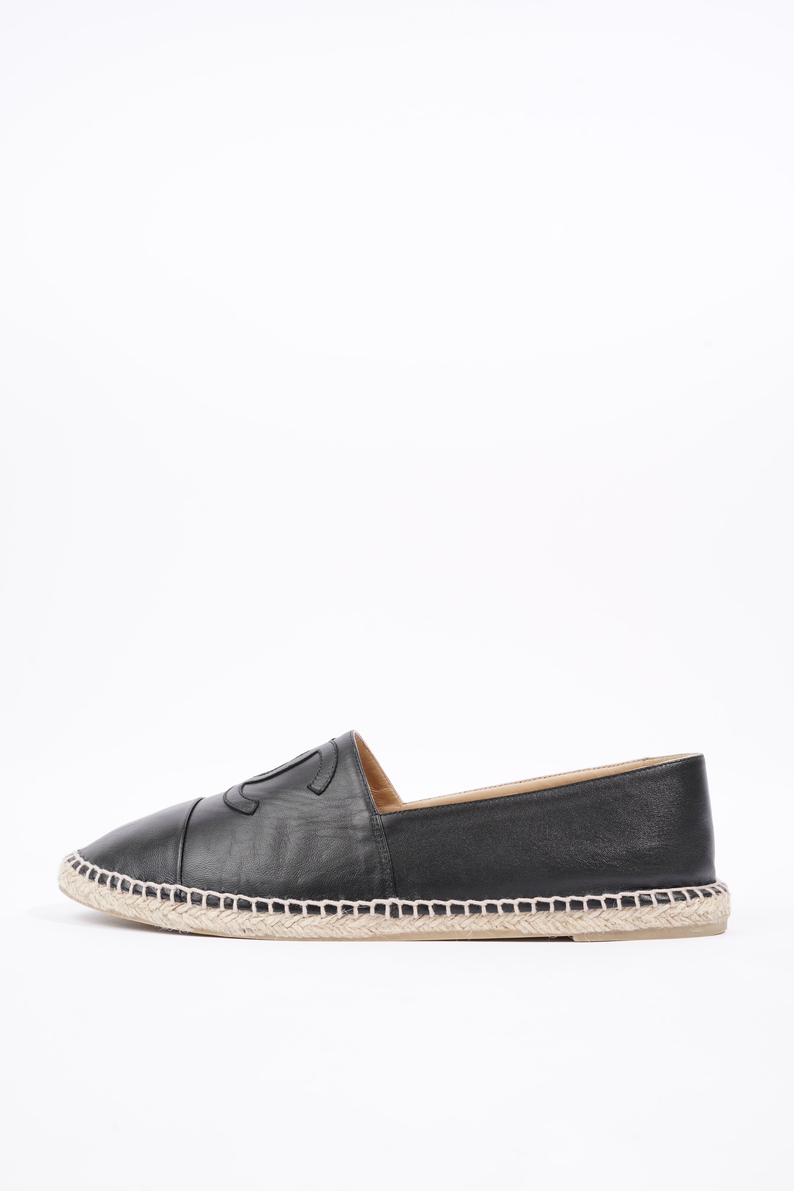 Chanel Mens Espadrilles Black EU 44 / UK 10