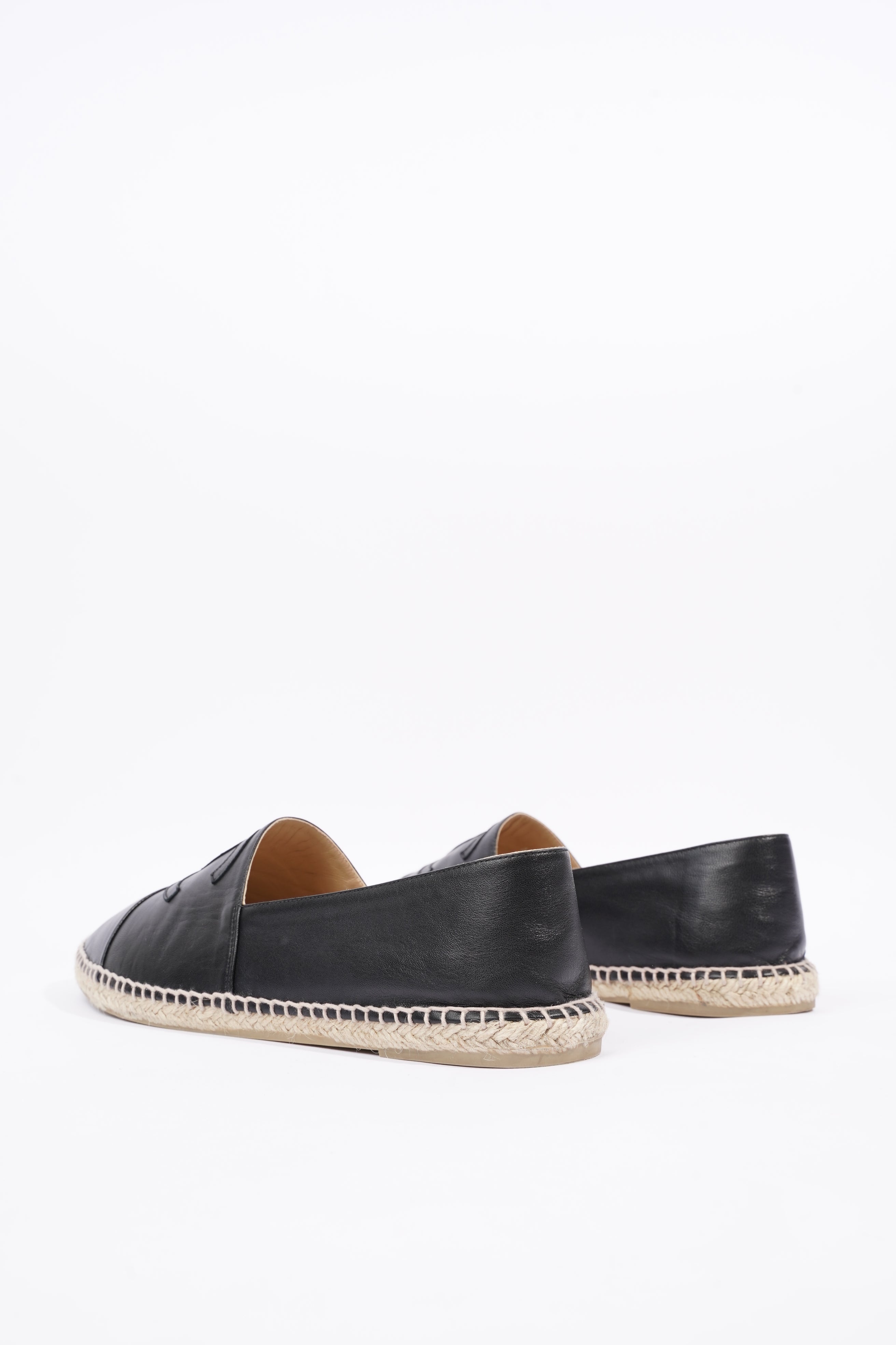 Chanel Mens Espadrilles Black EU 44 / UK 10