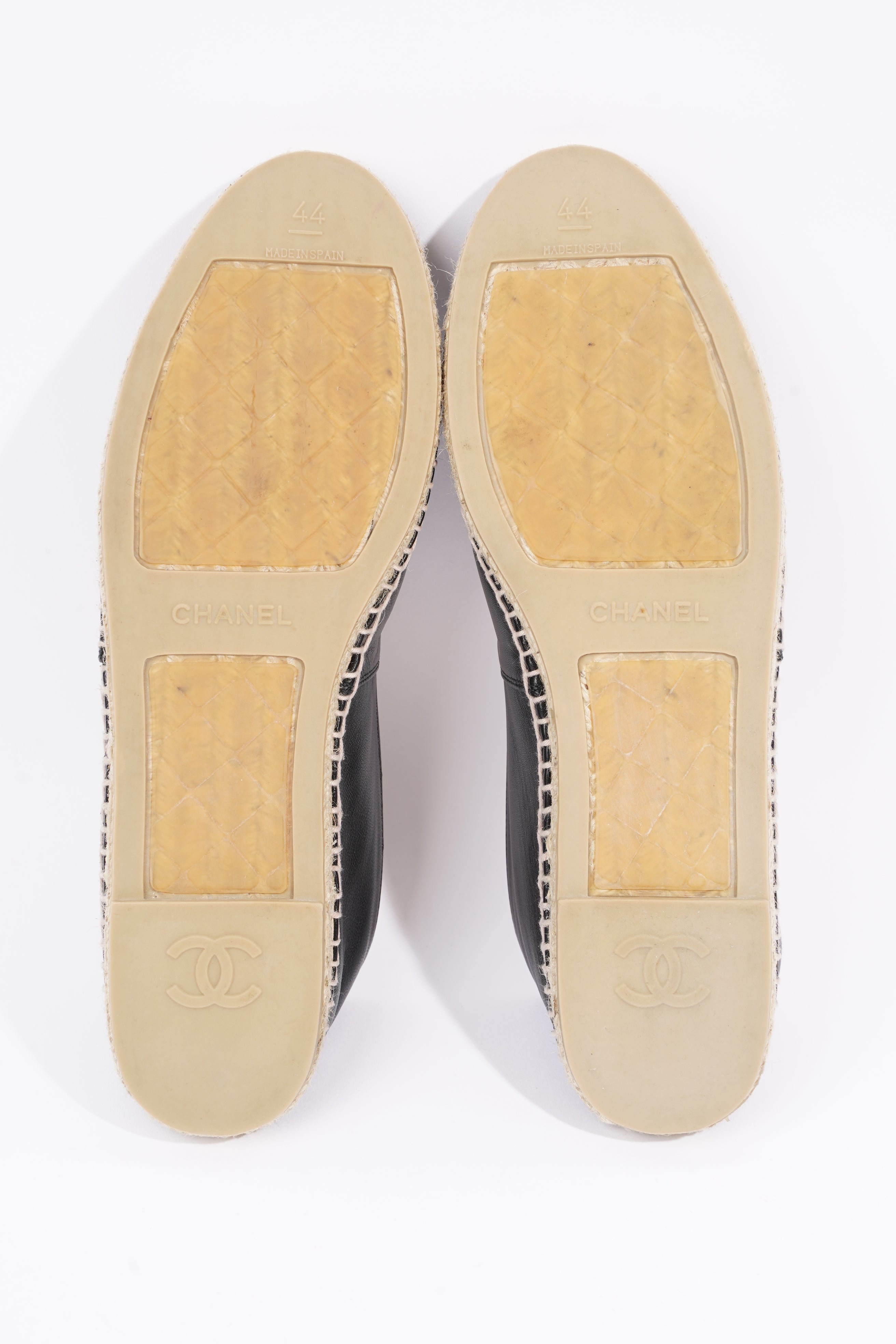 Chanel Mens Espadrilles Black EU 44 / UK 10