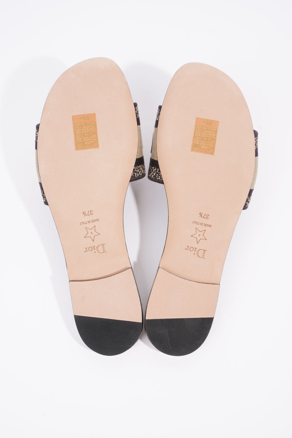 Christian Dior Womens Dway Slide Leopard Print EU 37.5 / UK 4.5