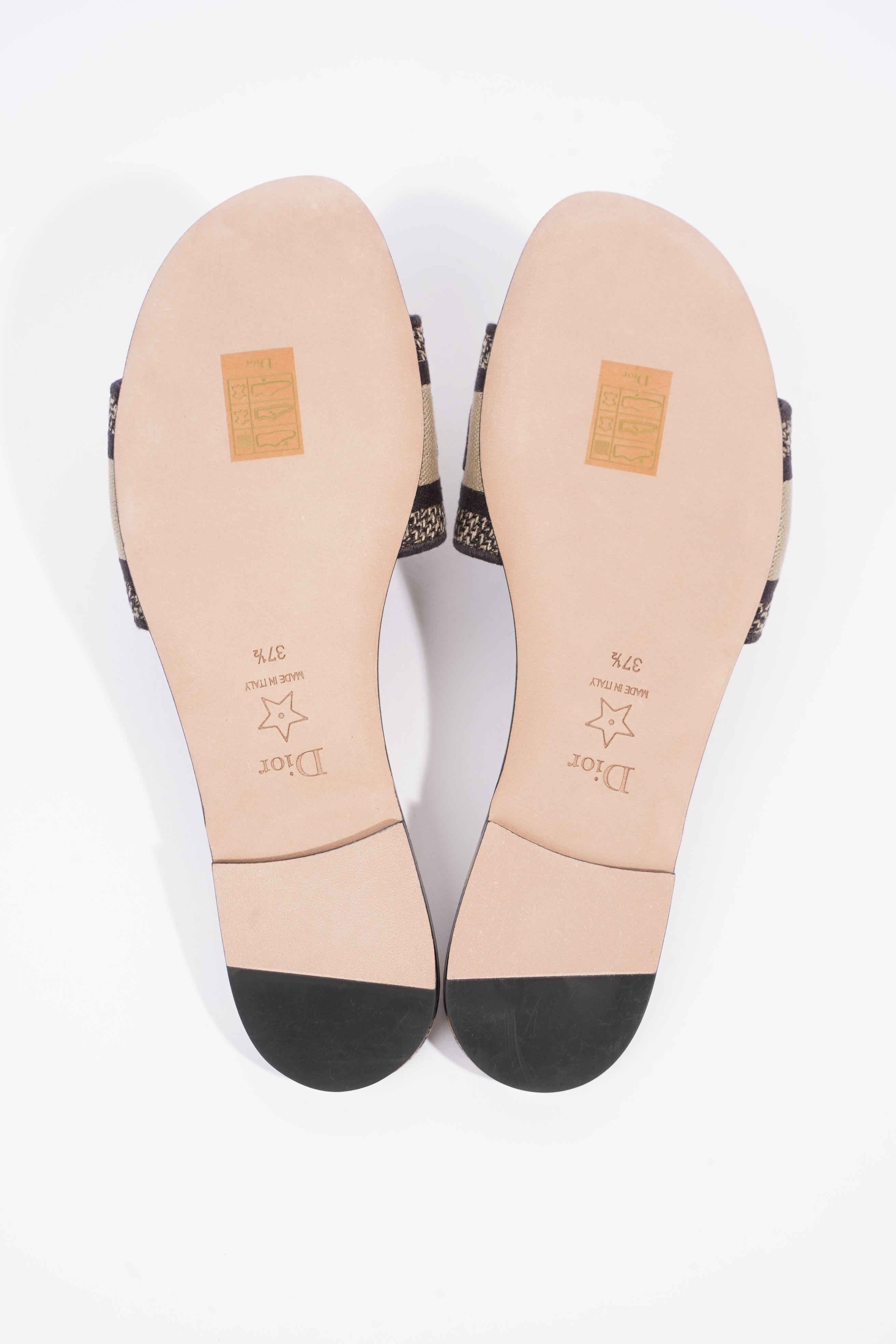 Christian Dior Womens Dway Slide Leopard Print EU 37.5 / UK 4.5