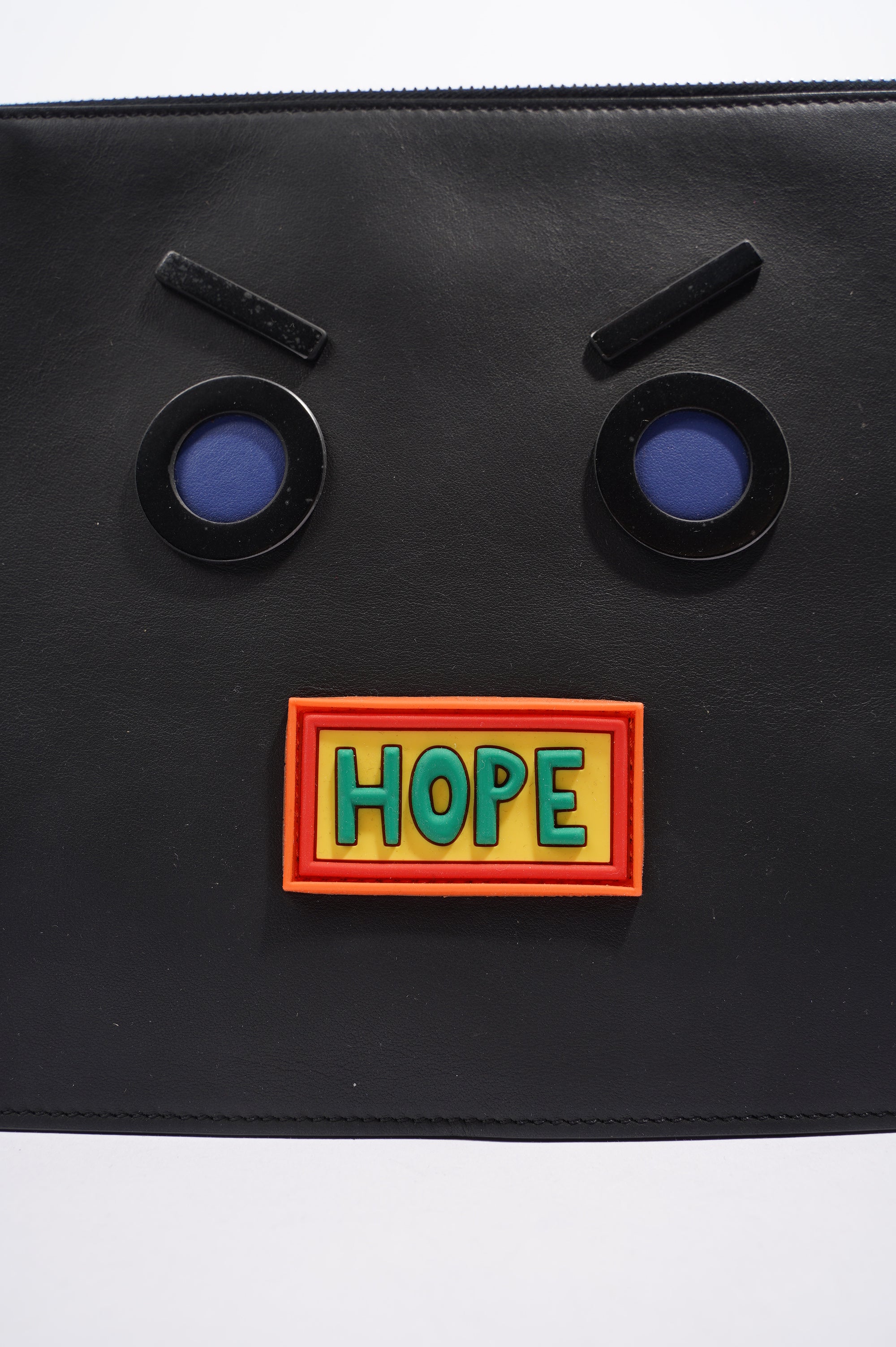 Fendi Womens Hope Pochette Black