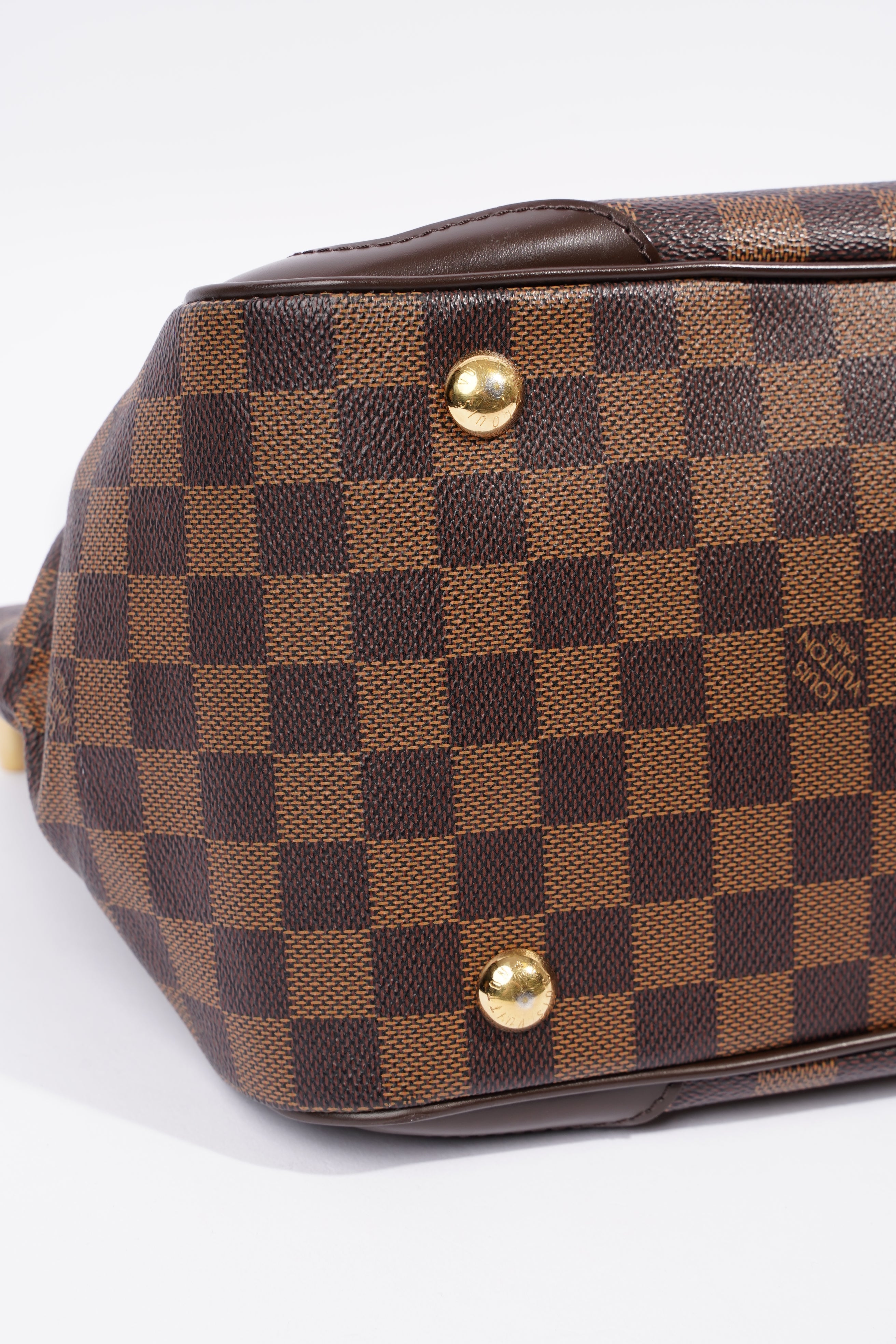 Louis Vuitton Womens Verona Bag Damier Ebene Canvas PM