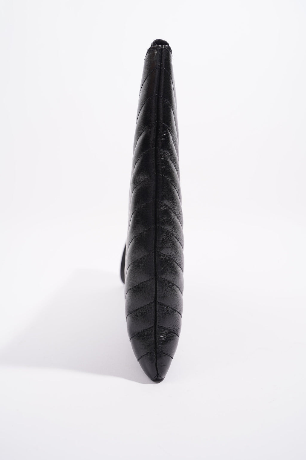 Saint Laurent Womens Pouch Black / Gold Large