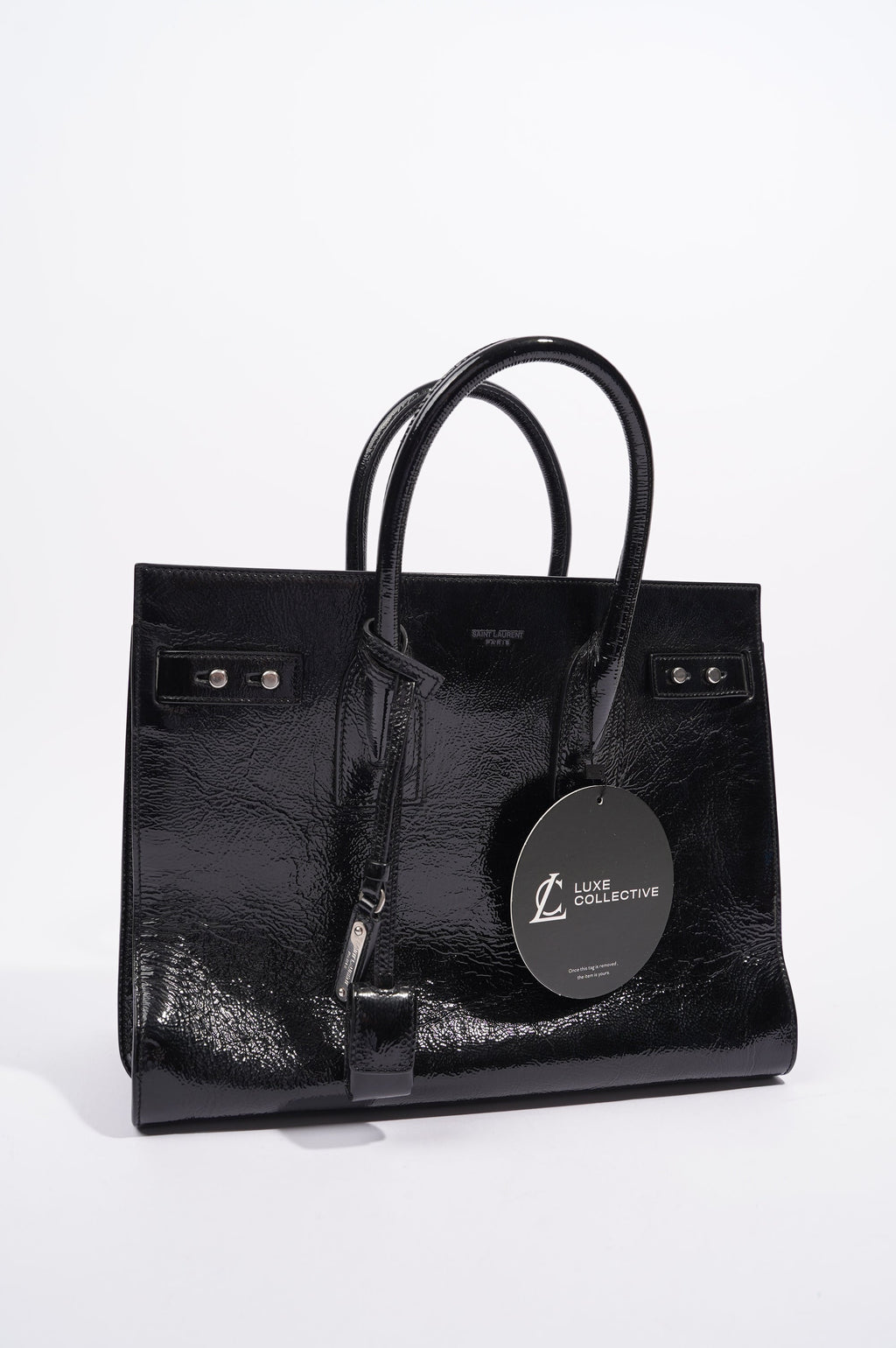 Saint Laurent Womens Sac De Jour Black Small