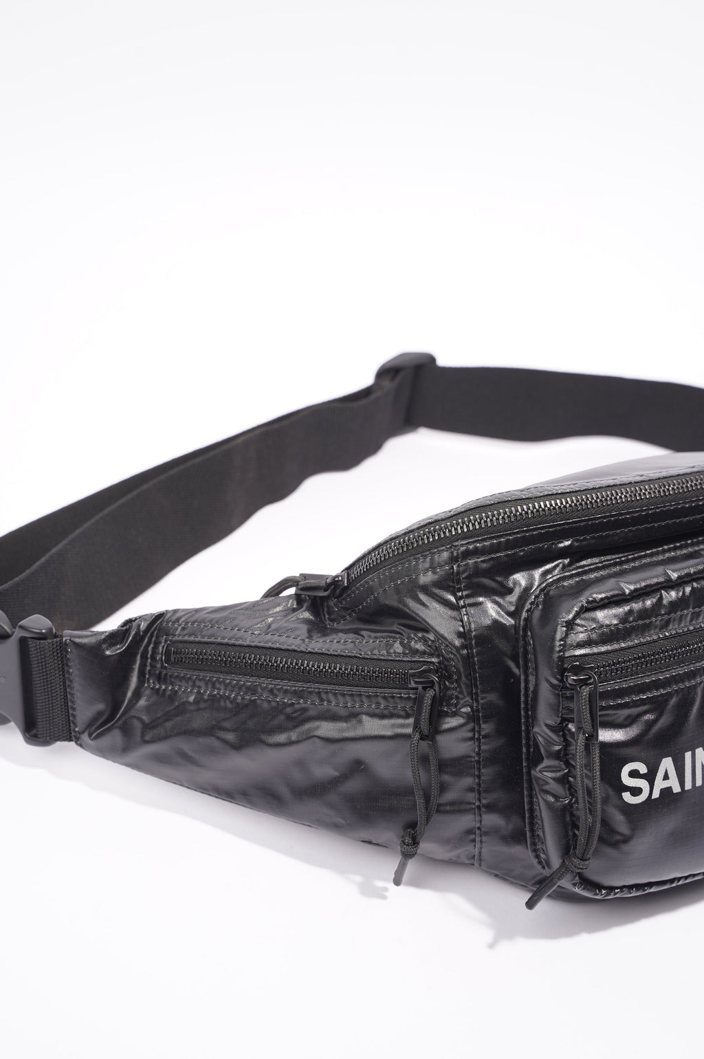 Saint Laurent Nuxx Crossbody Bag Black Nylon