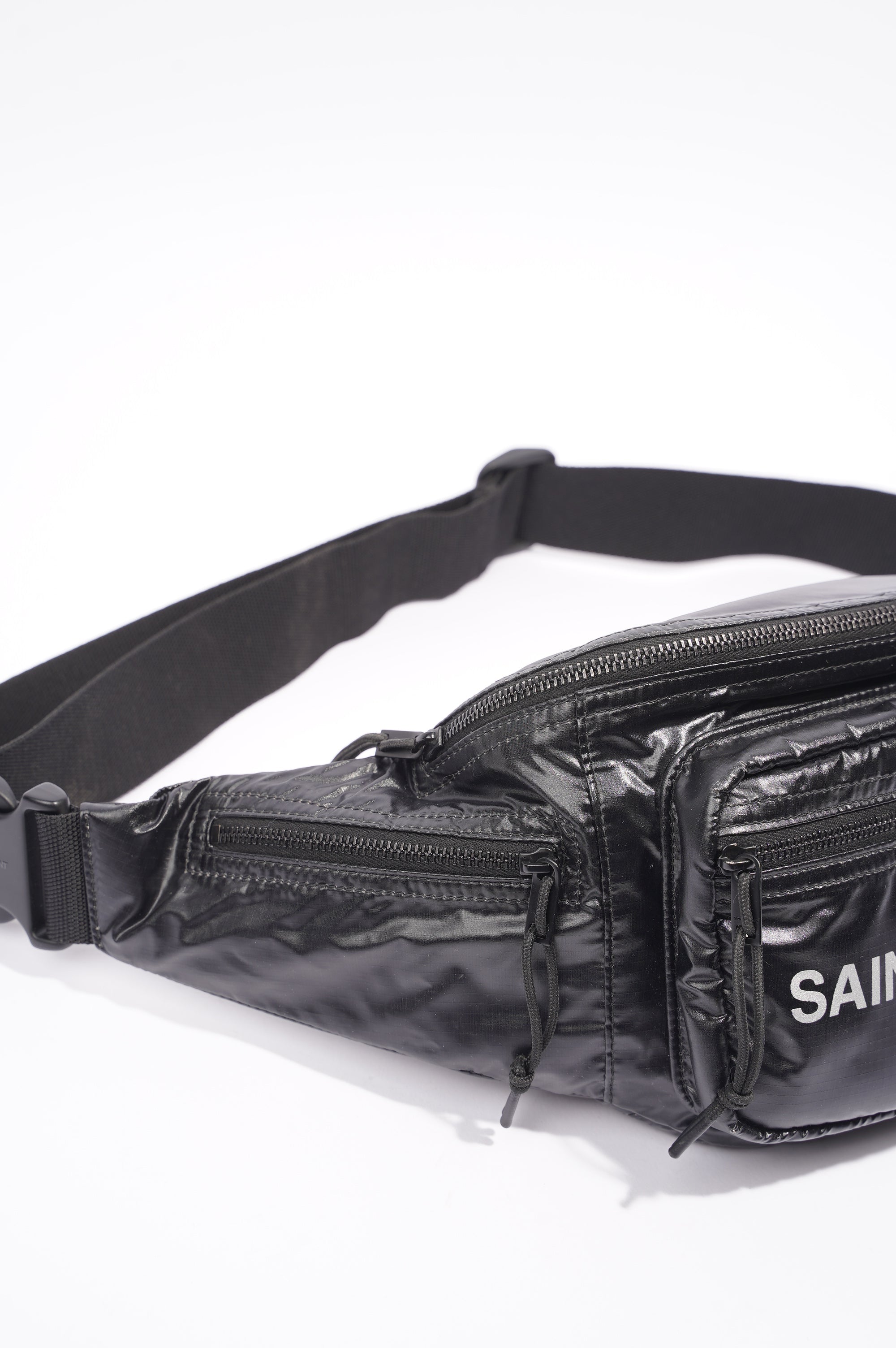 Saint Laurent Nuxx Crossbody Bag Black Nylon