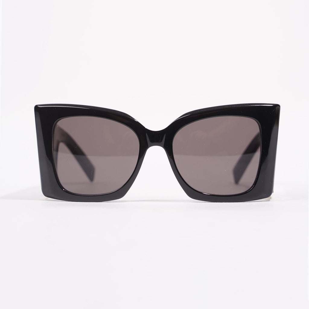 Saint Laurent Womens Blaze Sunglasses Black Acetate 135