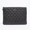 Chanel Womens Classic Pouch Black Caviar
