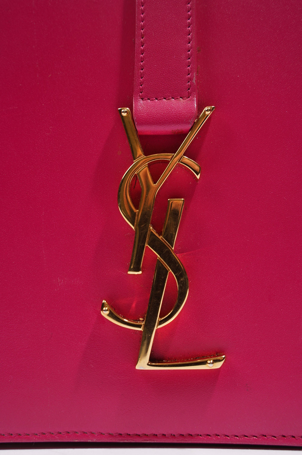 Saint Laurent Womens Universite Bag Pink / Gold