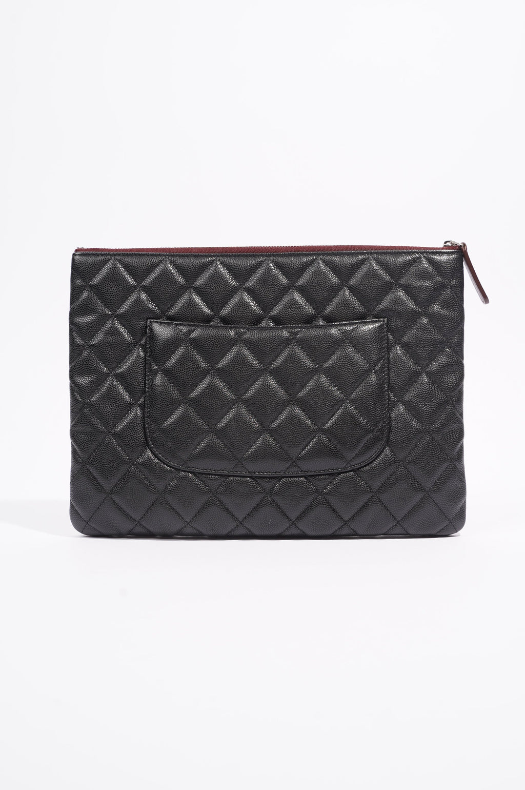 Chanel Womens Classic Pouch Black Caviar
