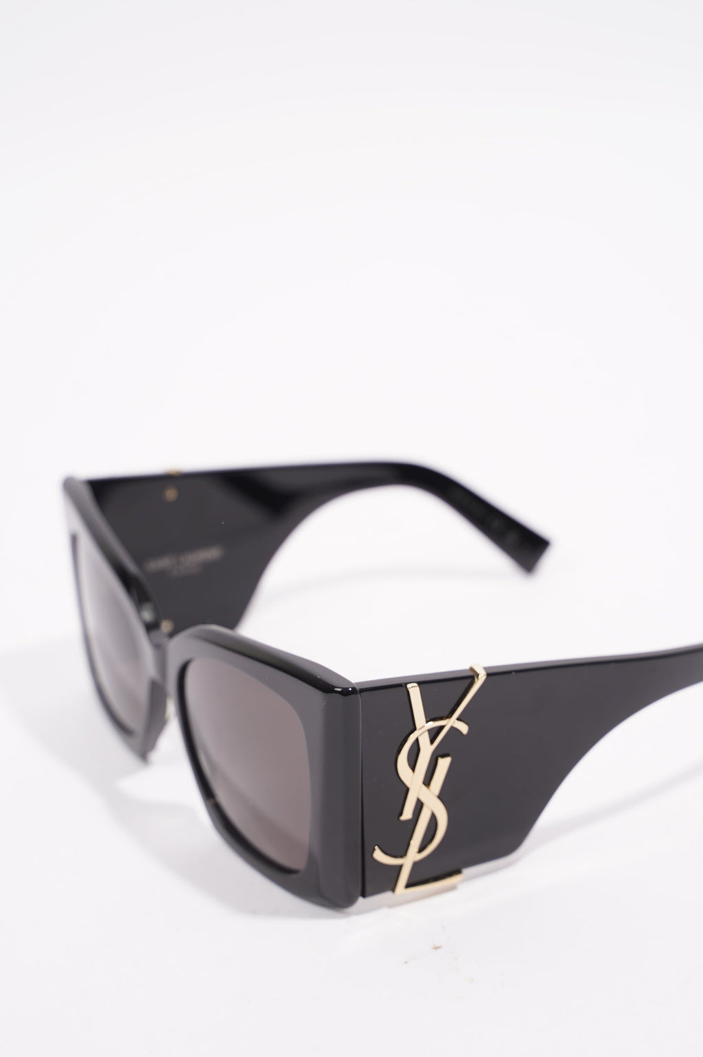 Saint Laurent Womens Blaze Sunglasses Black Acetate 135
