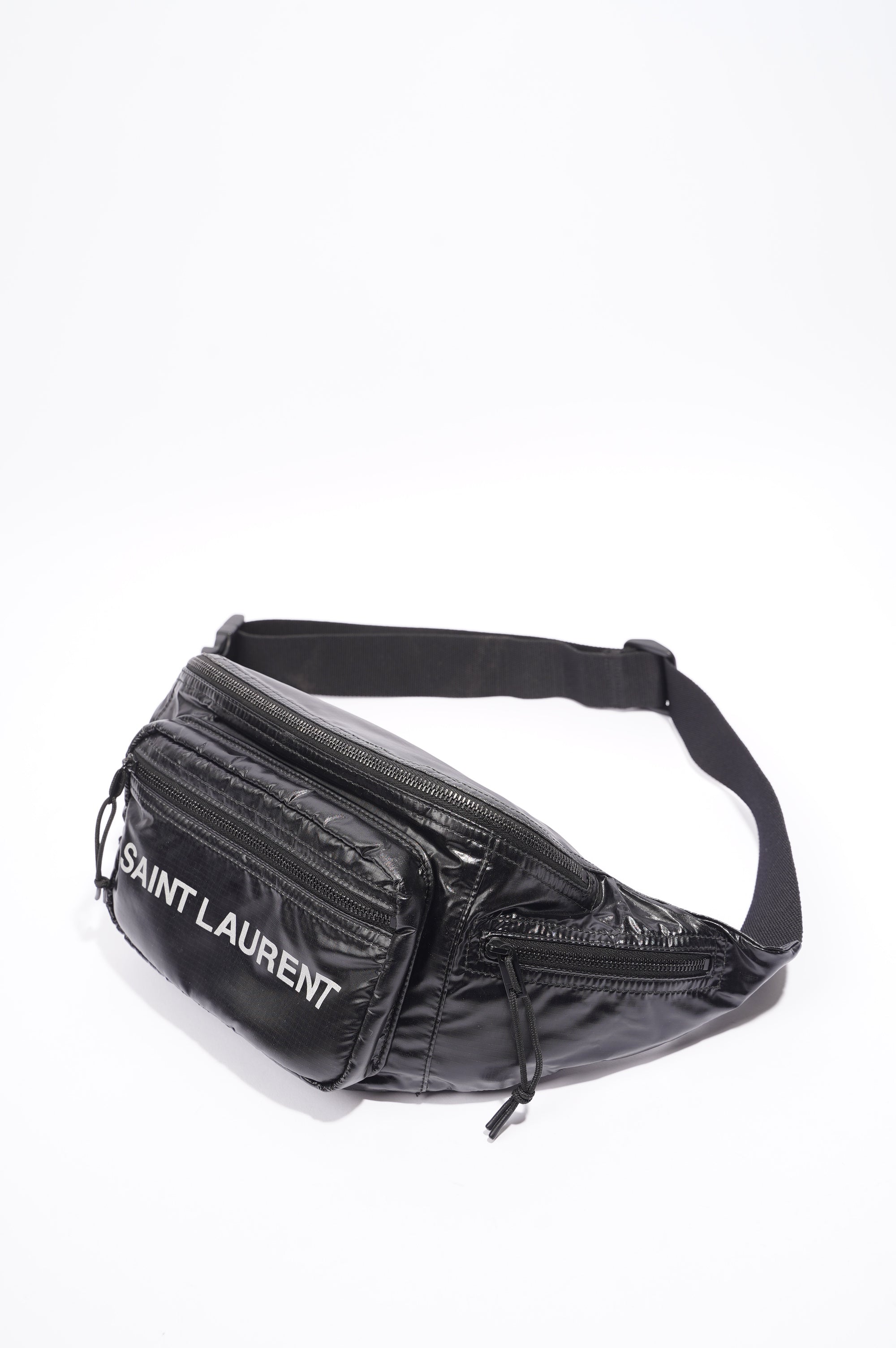 Saint Laurent Nuxx Crossbody Bag Black Nylon