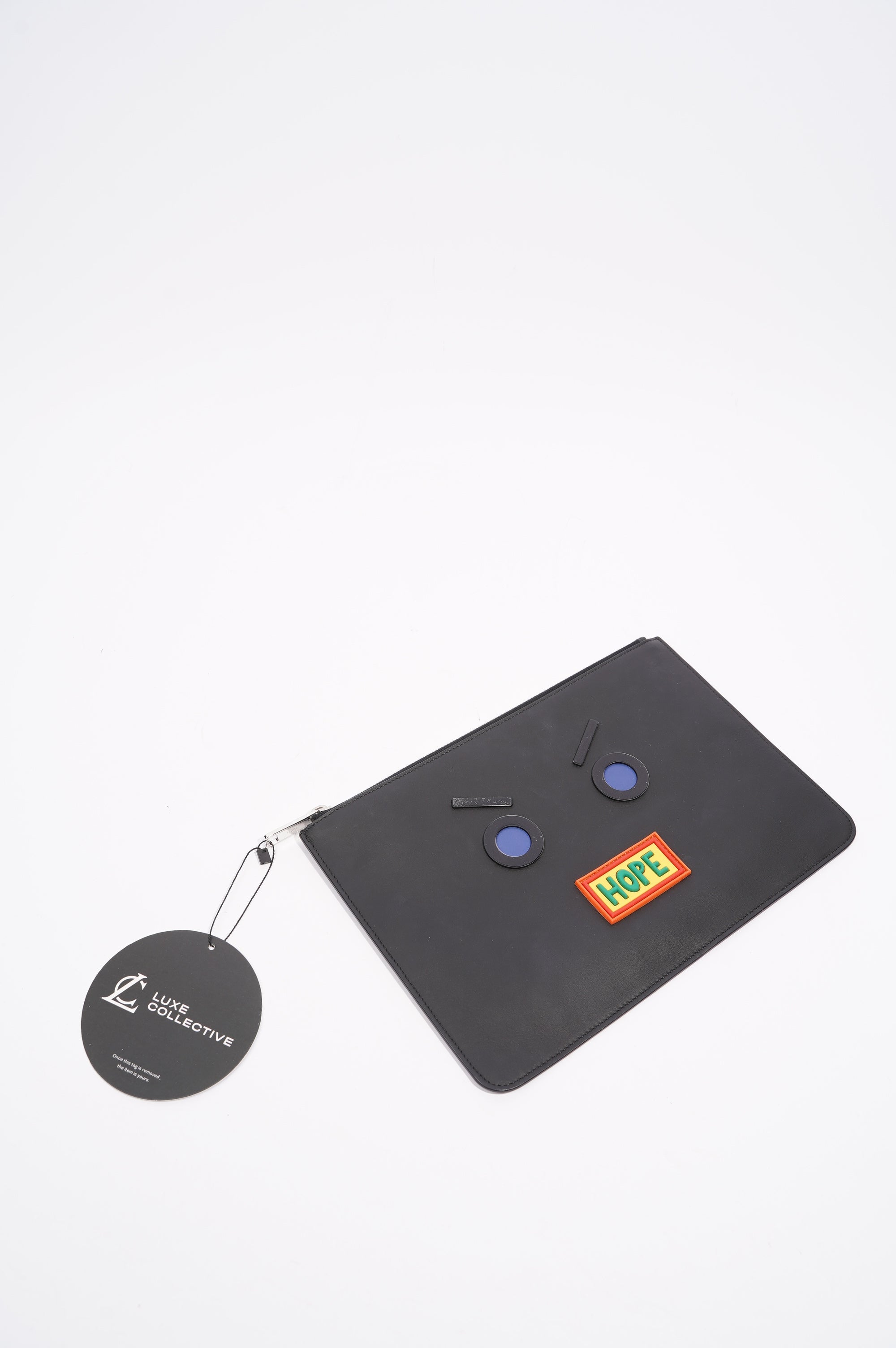Fendi Womens Hope Pochette Black