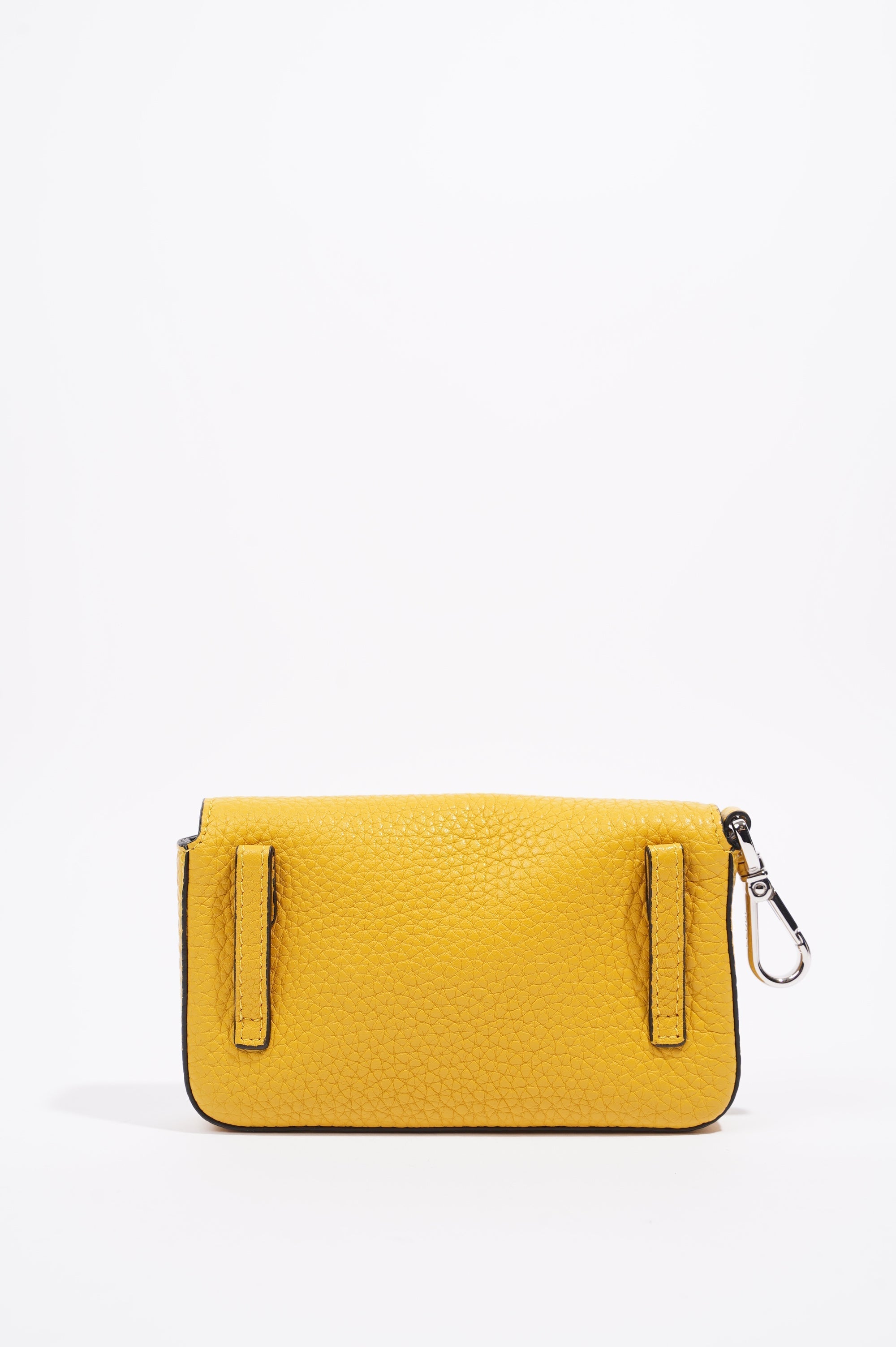Fendi Womens Micro Baguette Yellow