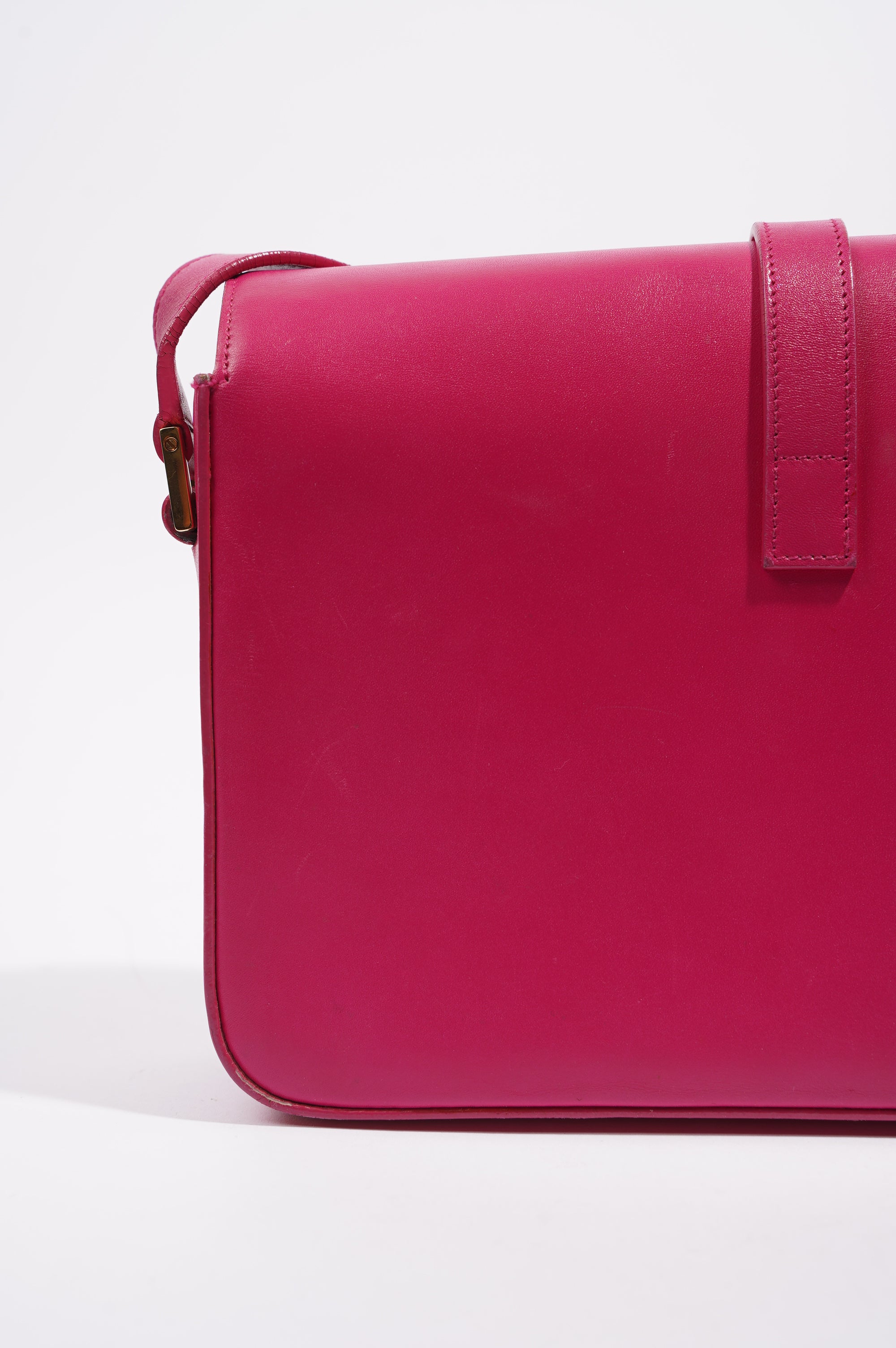 Saint Laurent Womens Universite Bag Pink / Gold