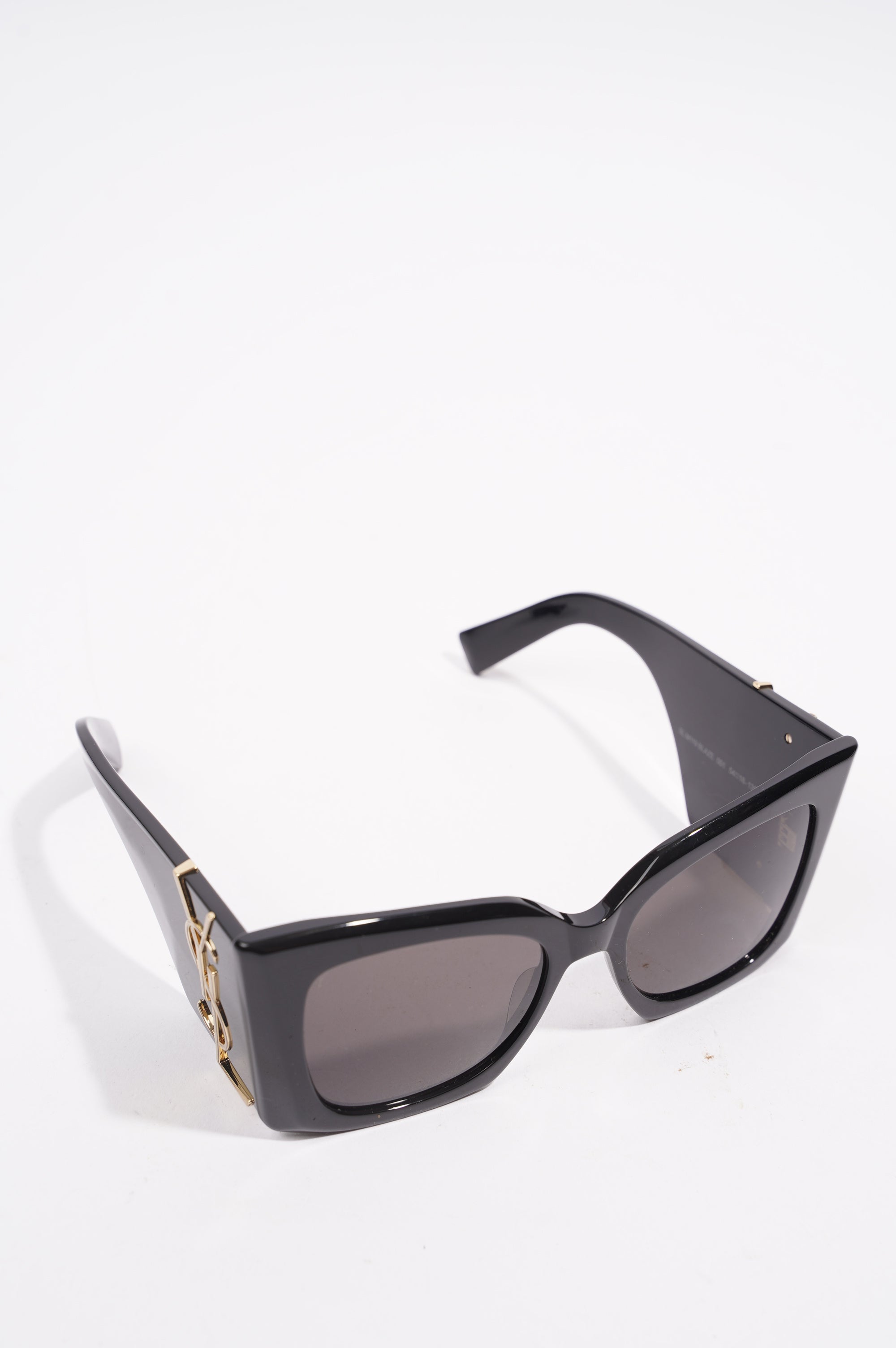 Saint Laurent Womens Blaze Sunglasses Black Acetate 135