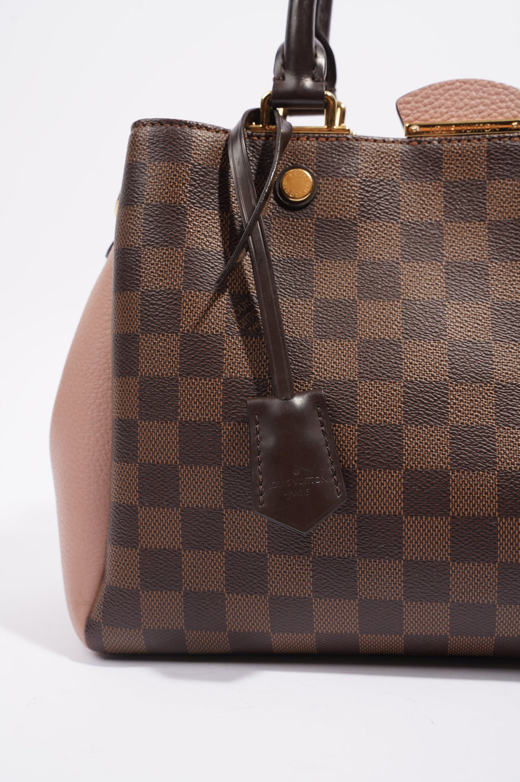 Louis Vuitton Womens Brittany Handbag Damier Ebene / Rose