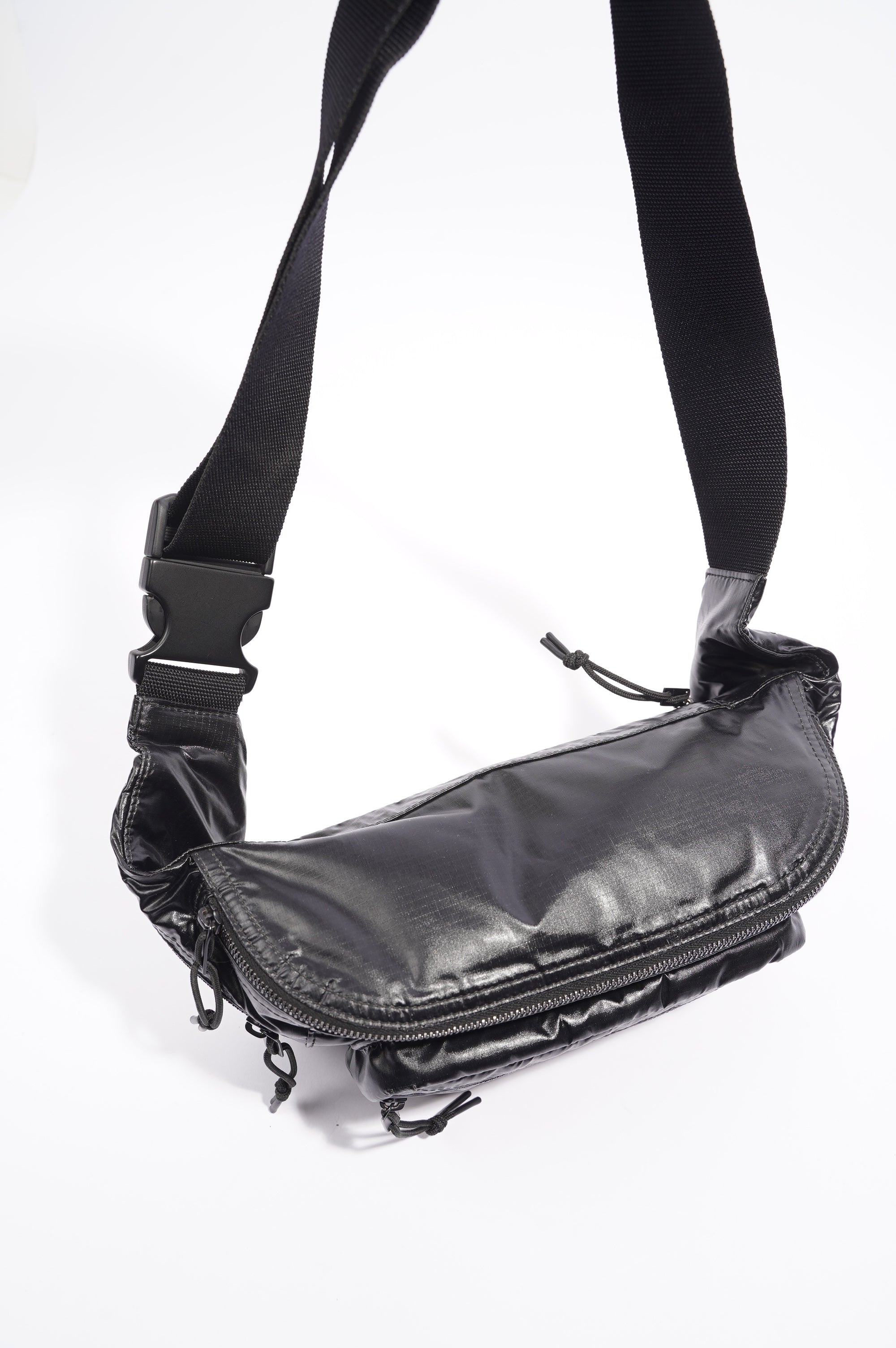 Saint Laurent Nuxx Crossbody Bag Black Nylon