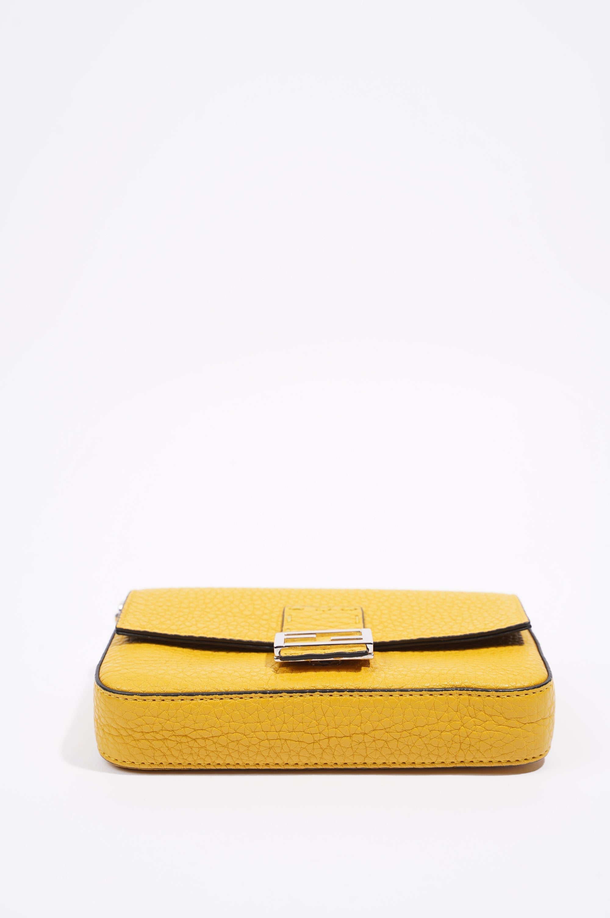 Fendi Womens Micro Baguette Yellow