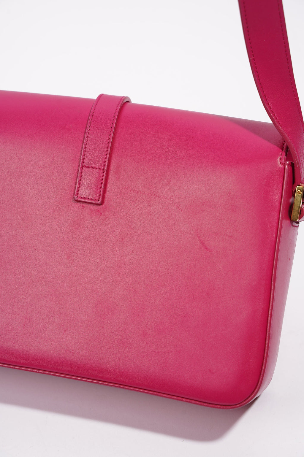 Saint Laurent Womens Universite Bag Pink / Gold